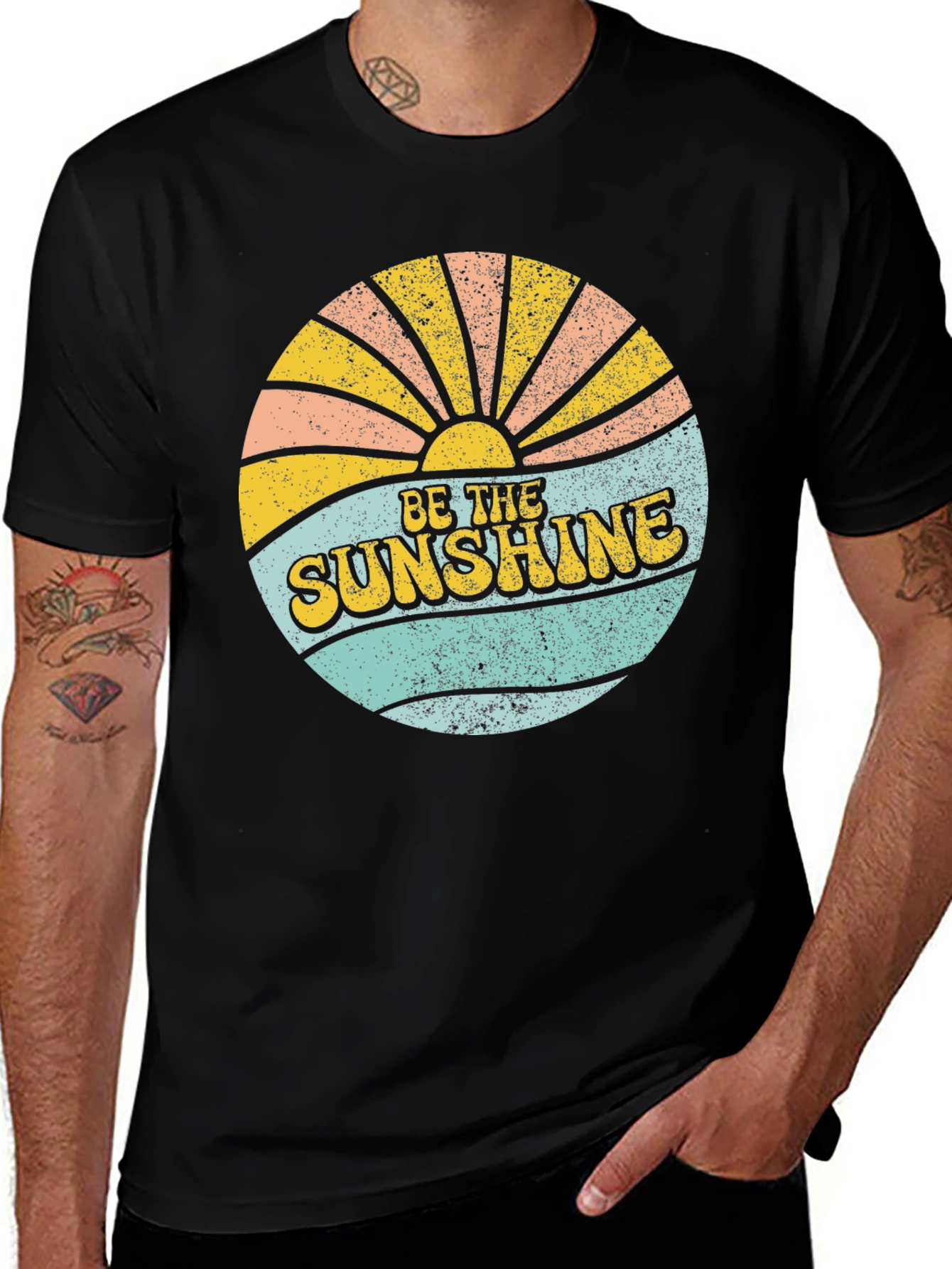Variant 20 of Be The Sunshine Retro Graphic T-Shirt