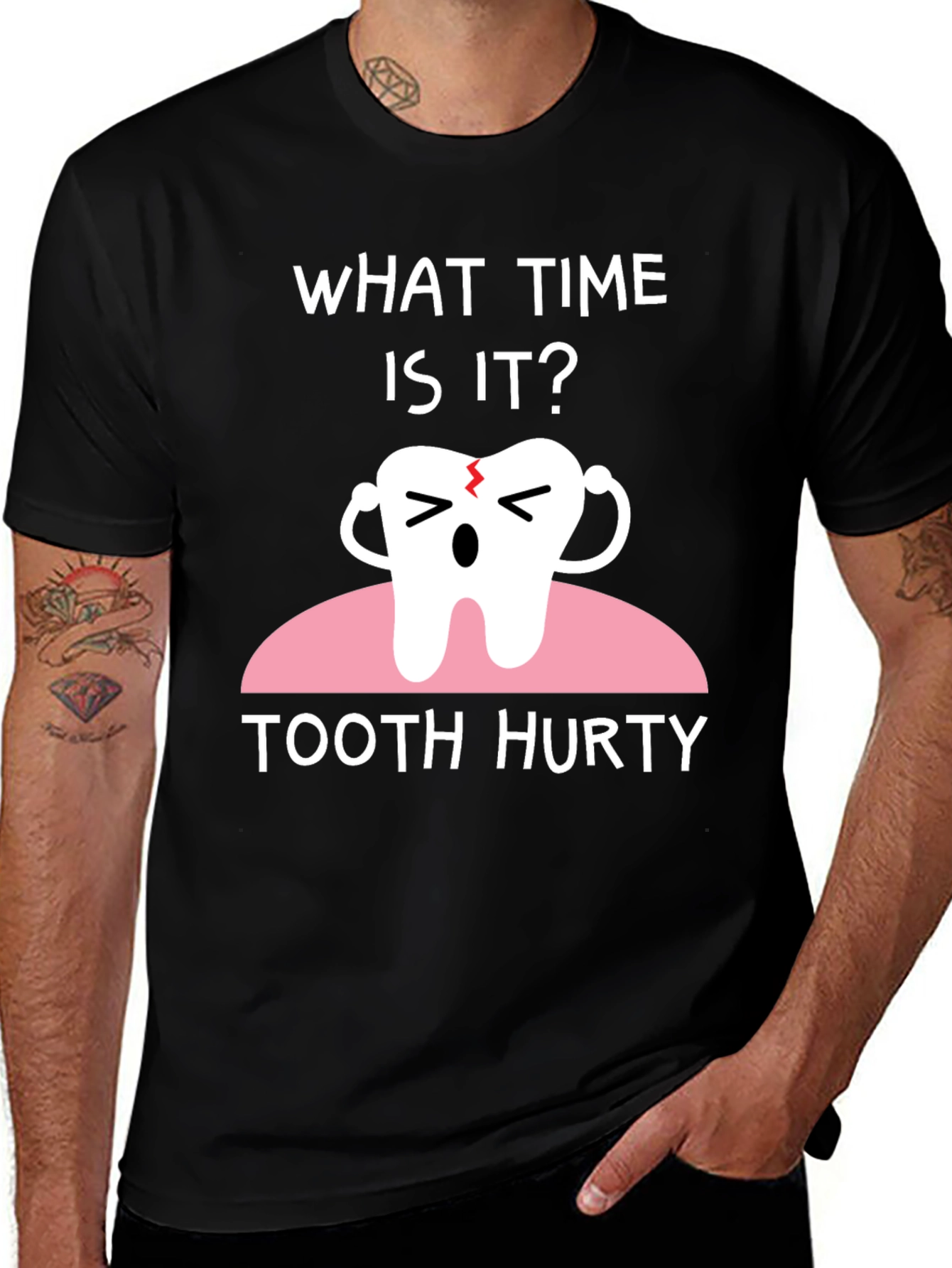 Variant 15 of Tooth Hurty T-Shirt: Funny Dentist Humor Tee