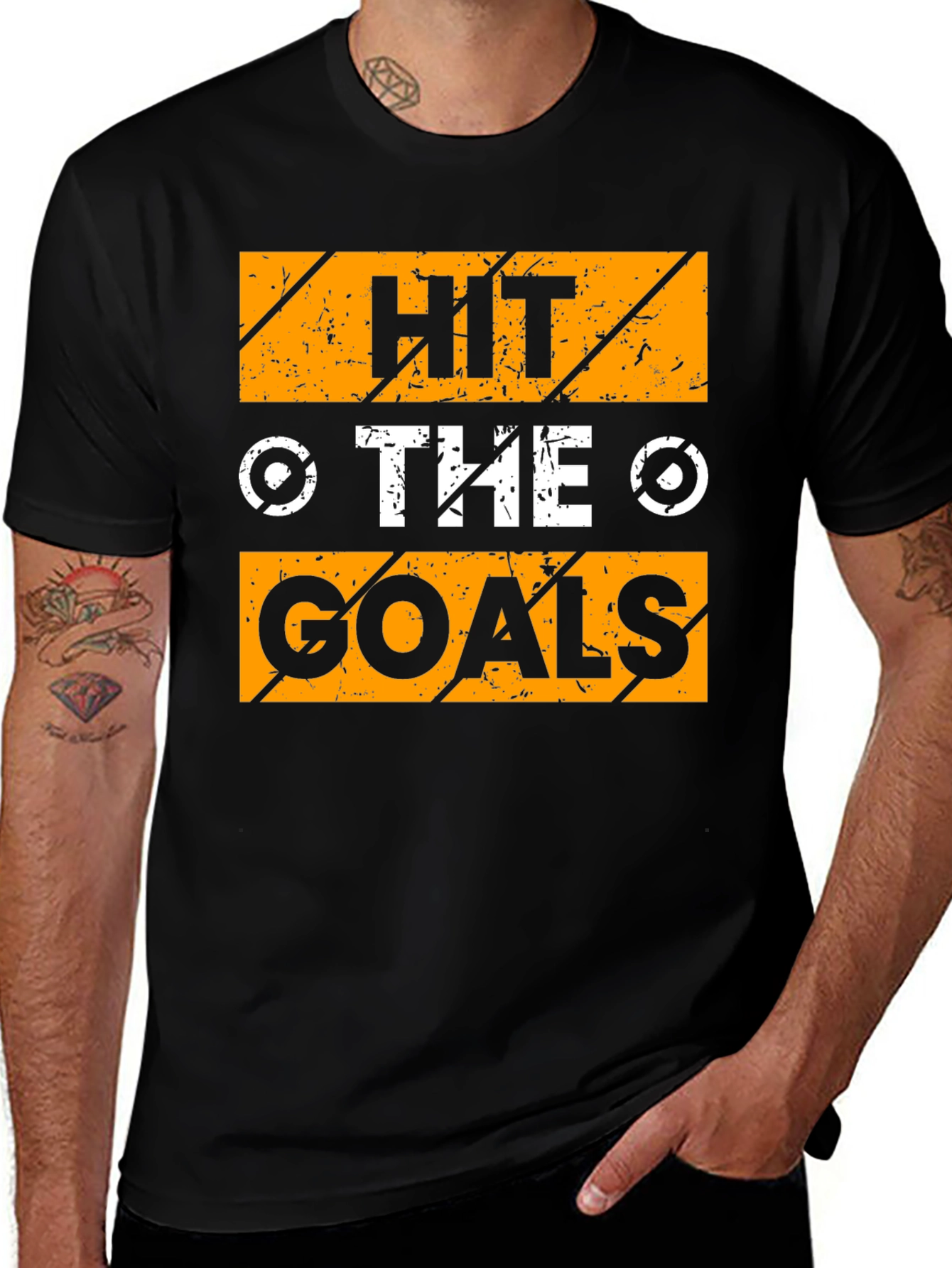 Variant 5 of Hit The Goals Graphic T-Shirt