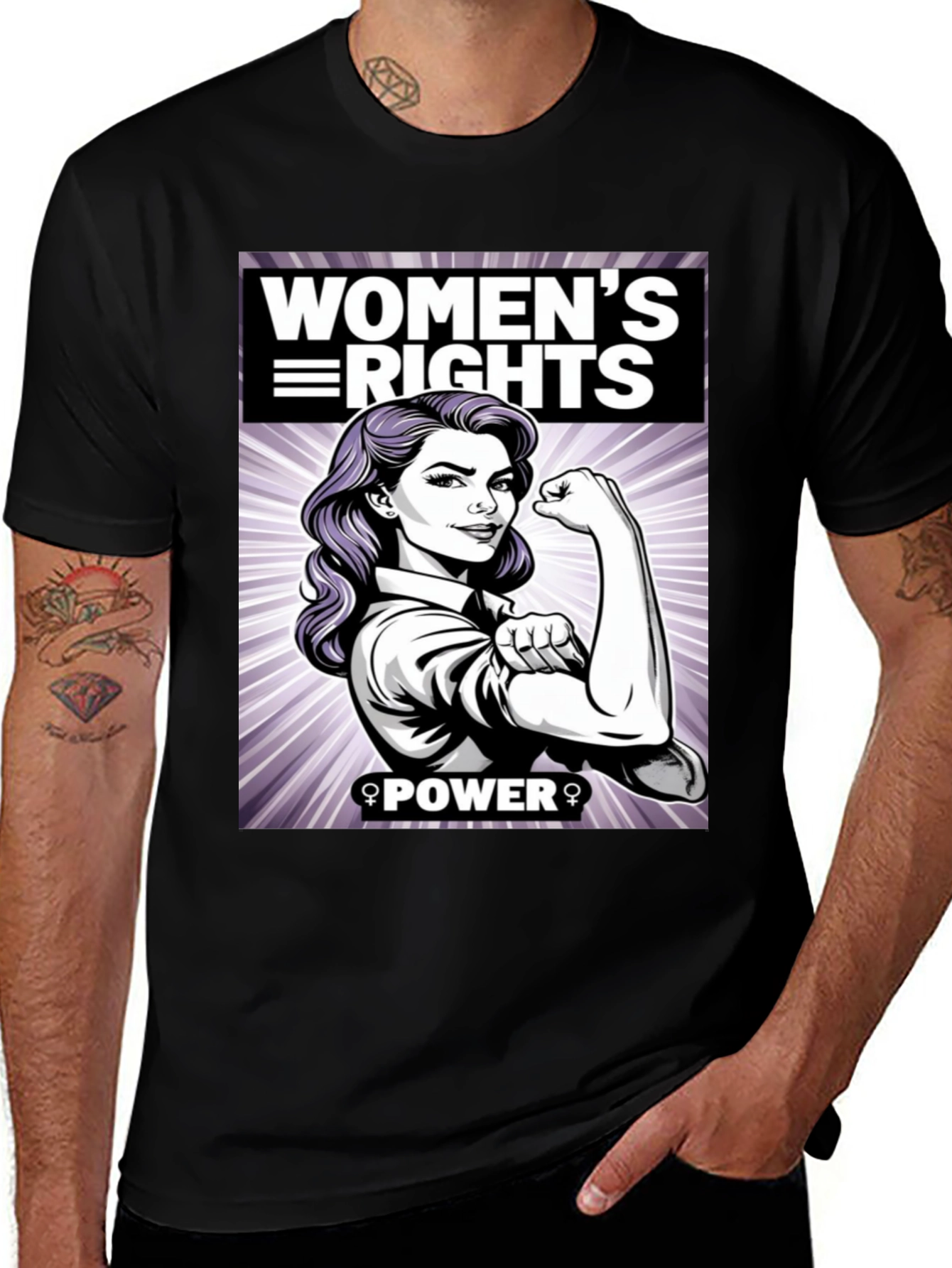 Variant 8 of Women's Rights Graphic Tee - Empowering Design
