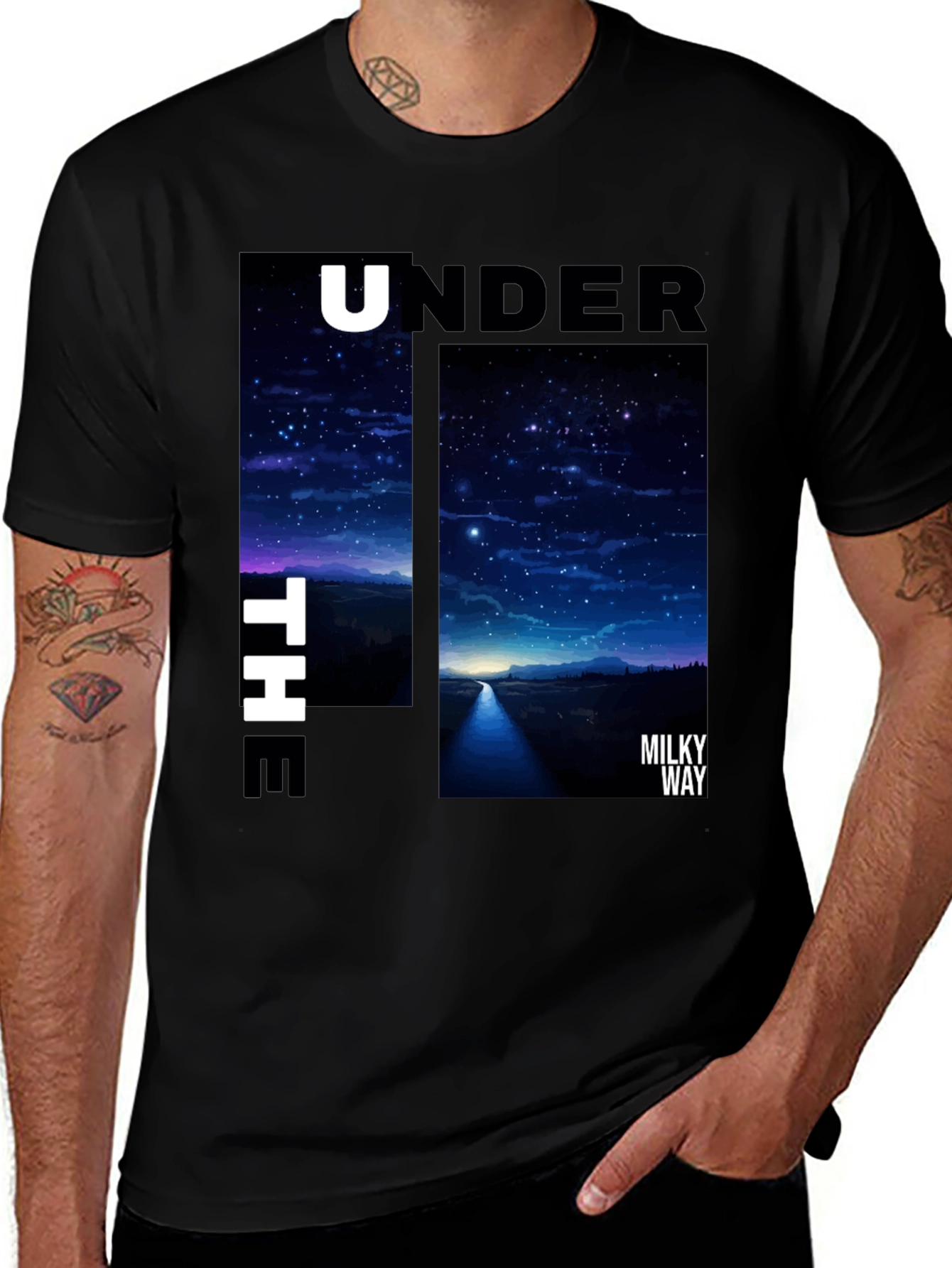 Under The Milky Way Graphic Tee