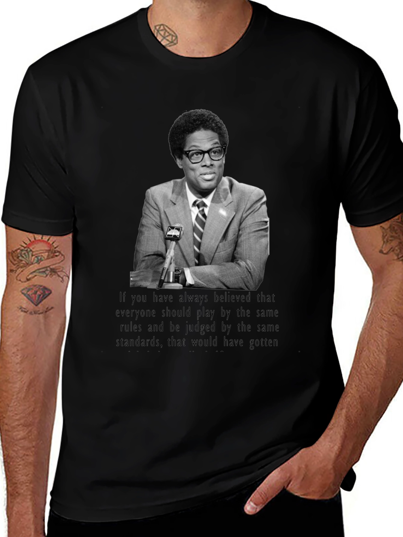 Thomas Sowell T-Shirt - Equal Standards Tee