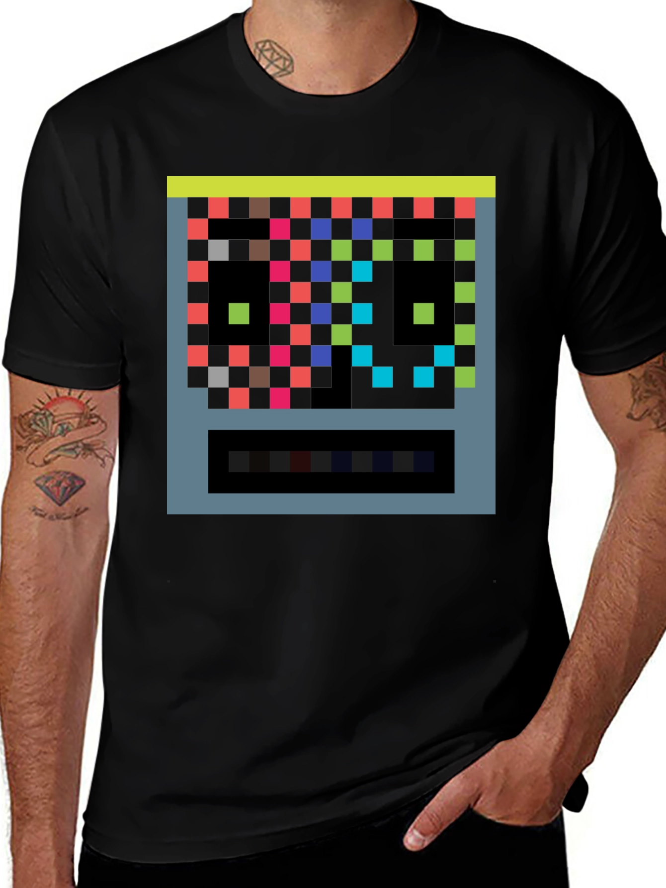 Variant 28 of Pixelated Arcade Game T-Shirt - Retro Gaming