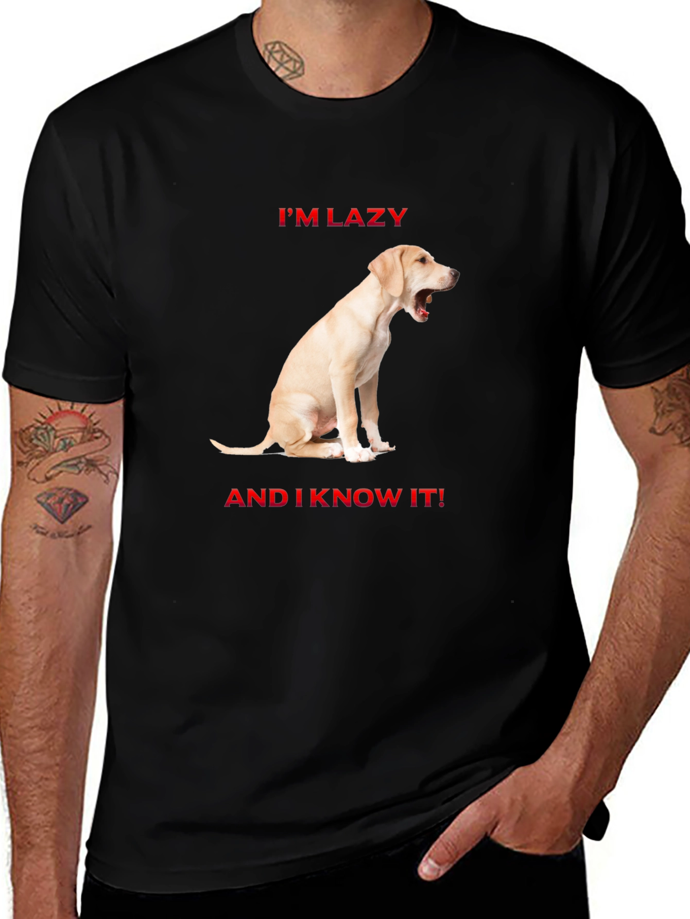 Lazy Dog Graphic T-Shirt - Comfort & Style