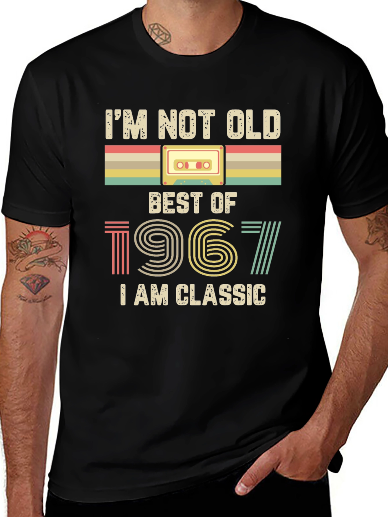 Variant 4 of Retro "Best Of 1967" Graphic T-Shirt