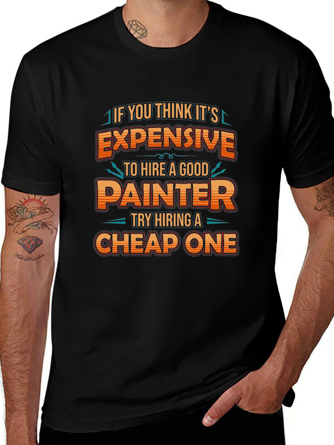 Painter Graphic T-Shirt Funny Gift