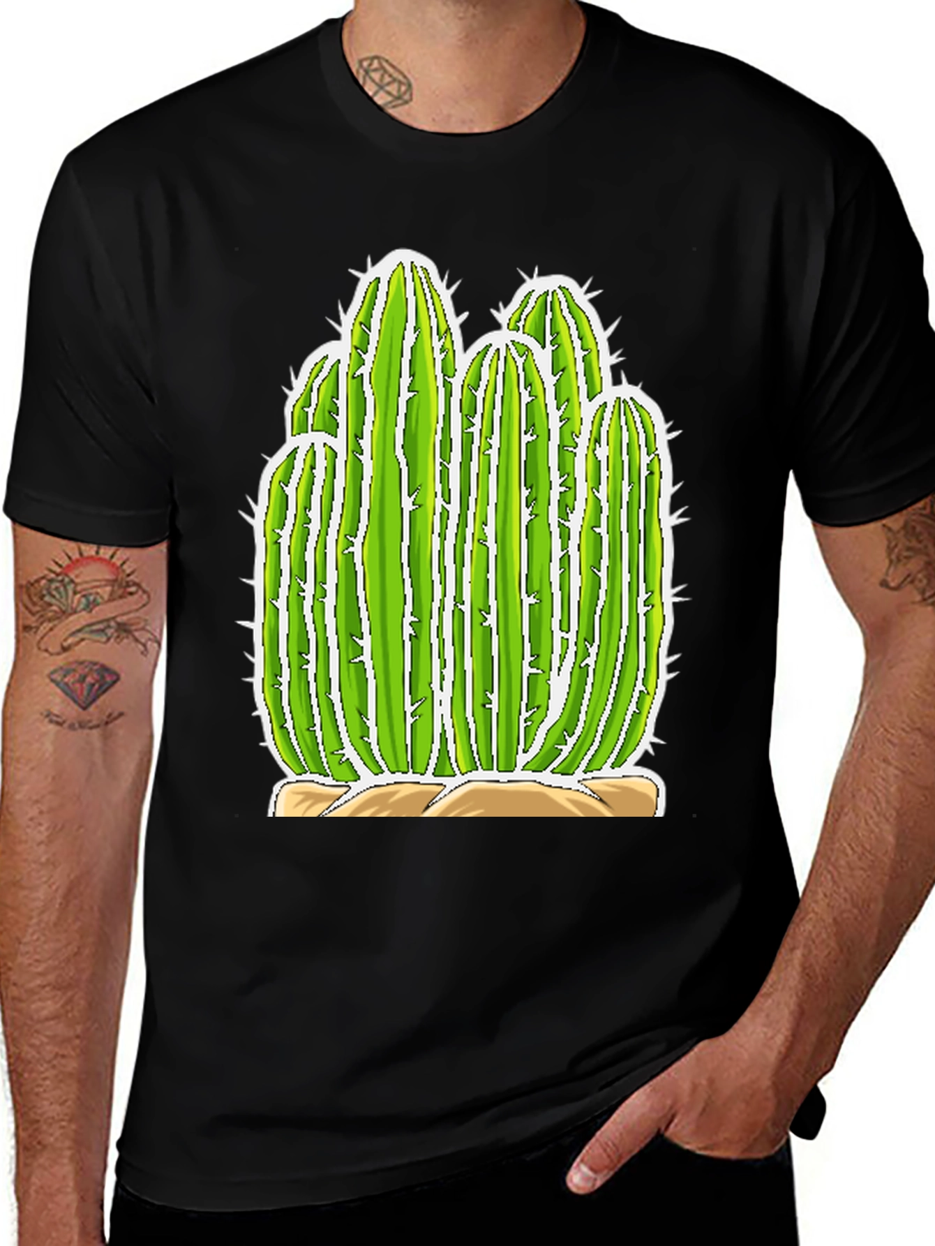 Variant 14 of Cactus Graphic Tee - Desert Style
