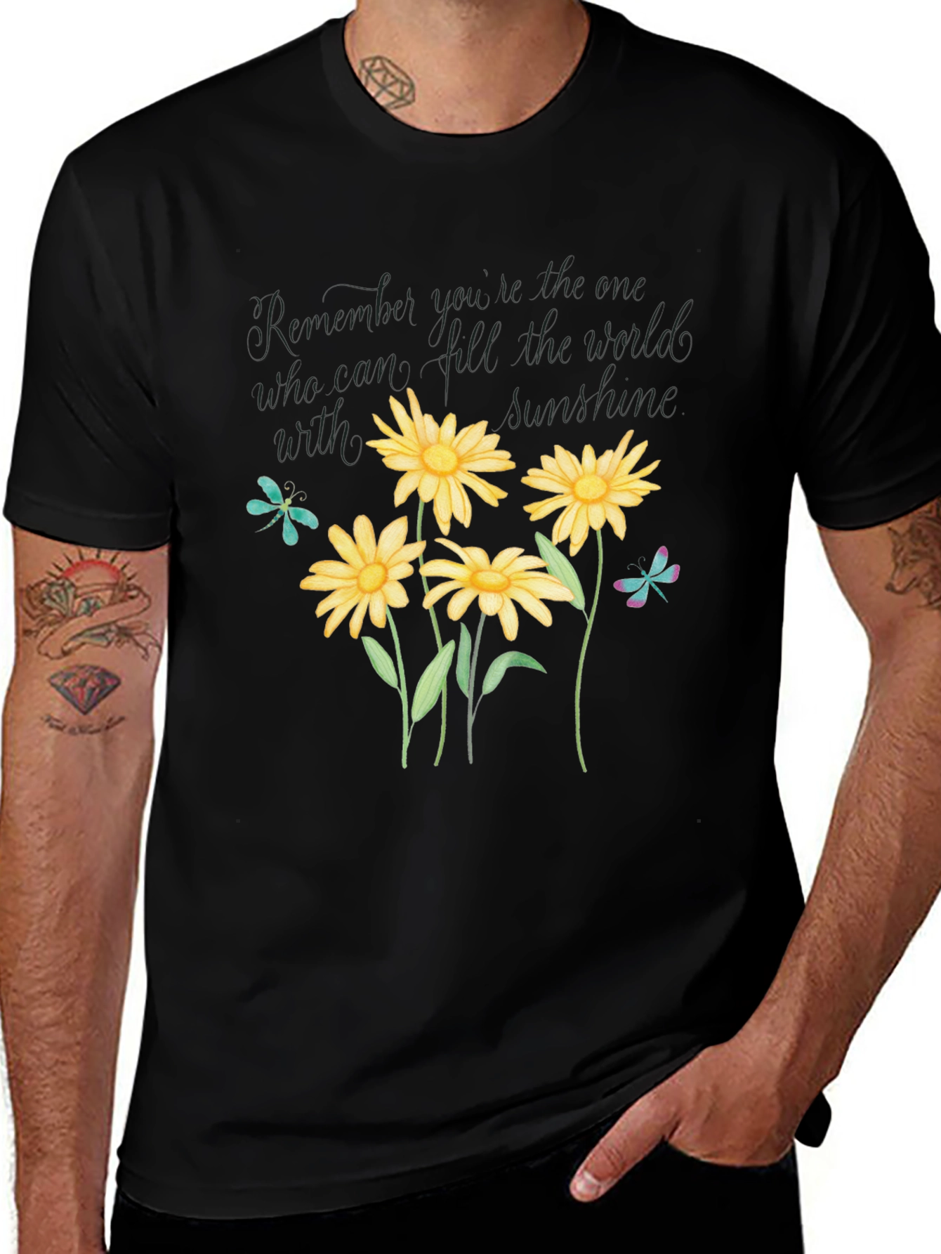 Variant 15 of Floral Sunshine T-Shirt: Remember Who You Are