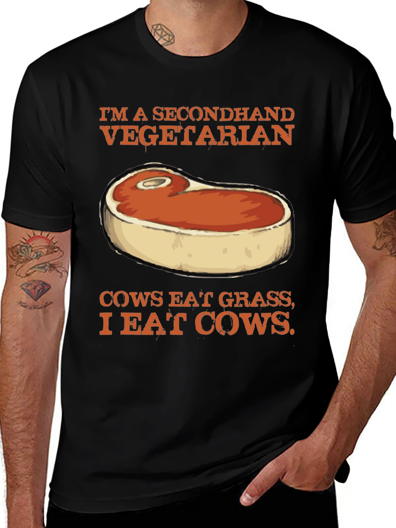 Variant 19 of Secondhand Vegetarian Graphic Tee