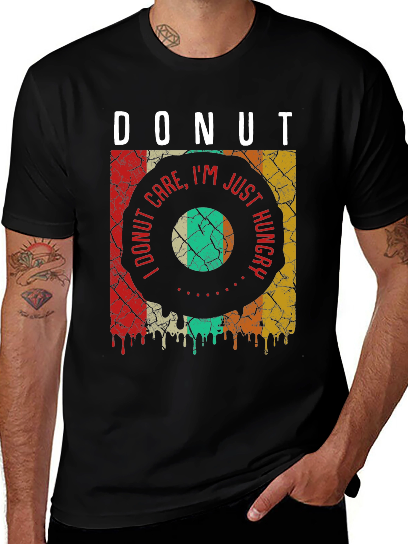 Variant 19 of Donut Care Hungry Graphic T-Shirt