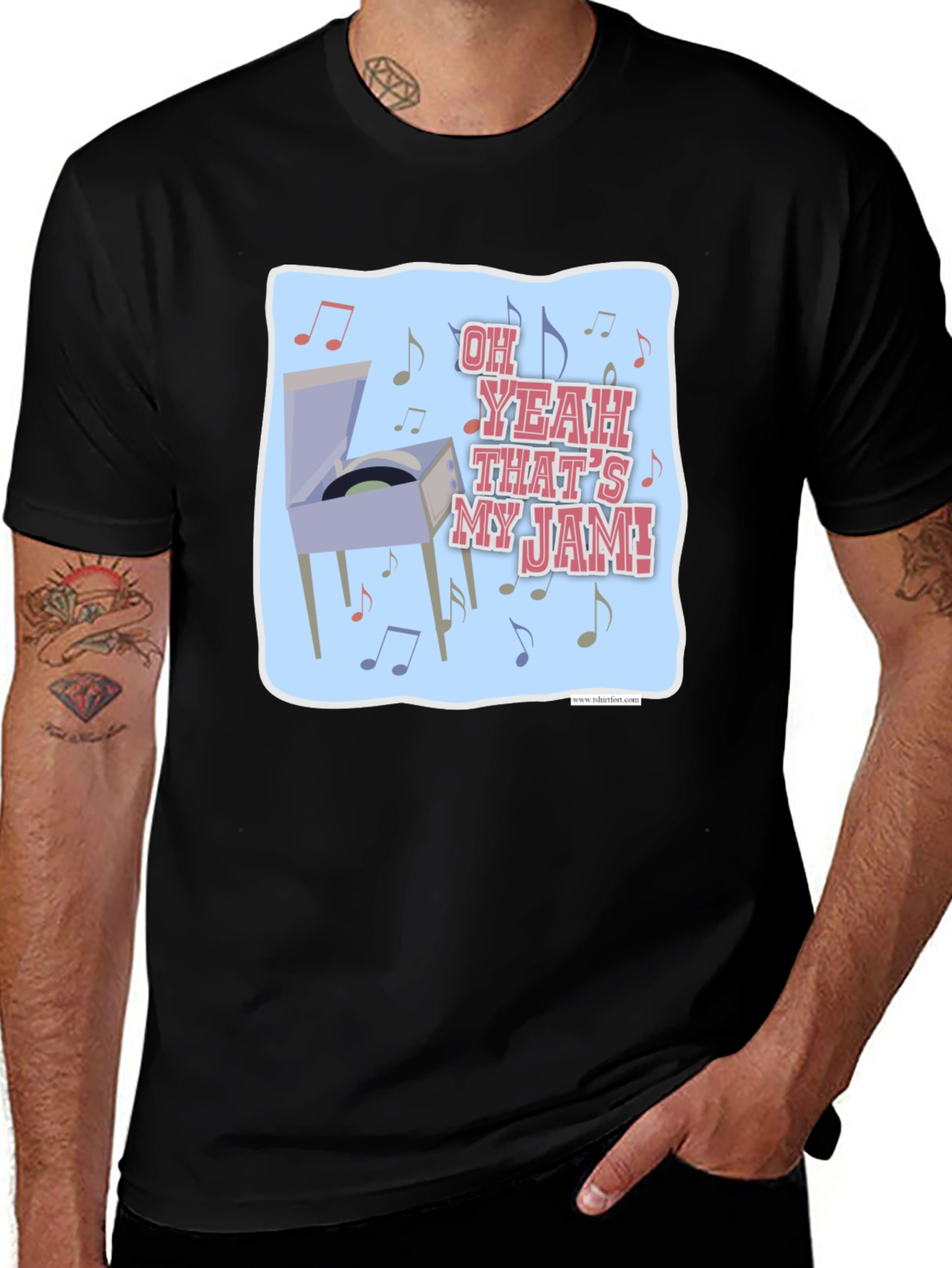 Variant 23 of Retro Music Lover T-Shirt - Oh Yeah, That's My Jam!