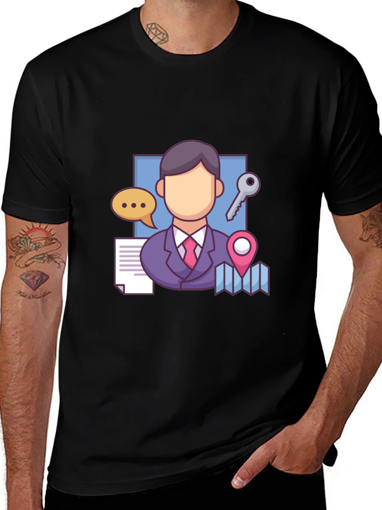Variant 17 of Real Estate Agent Graphic T-Shirt