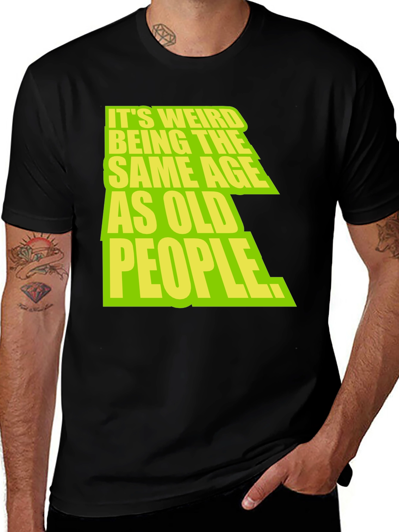 Variant 28 of Funny Sarcastic "Old People" Graphic T-Shirt
