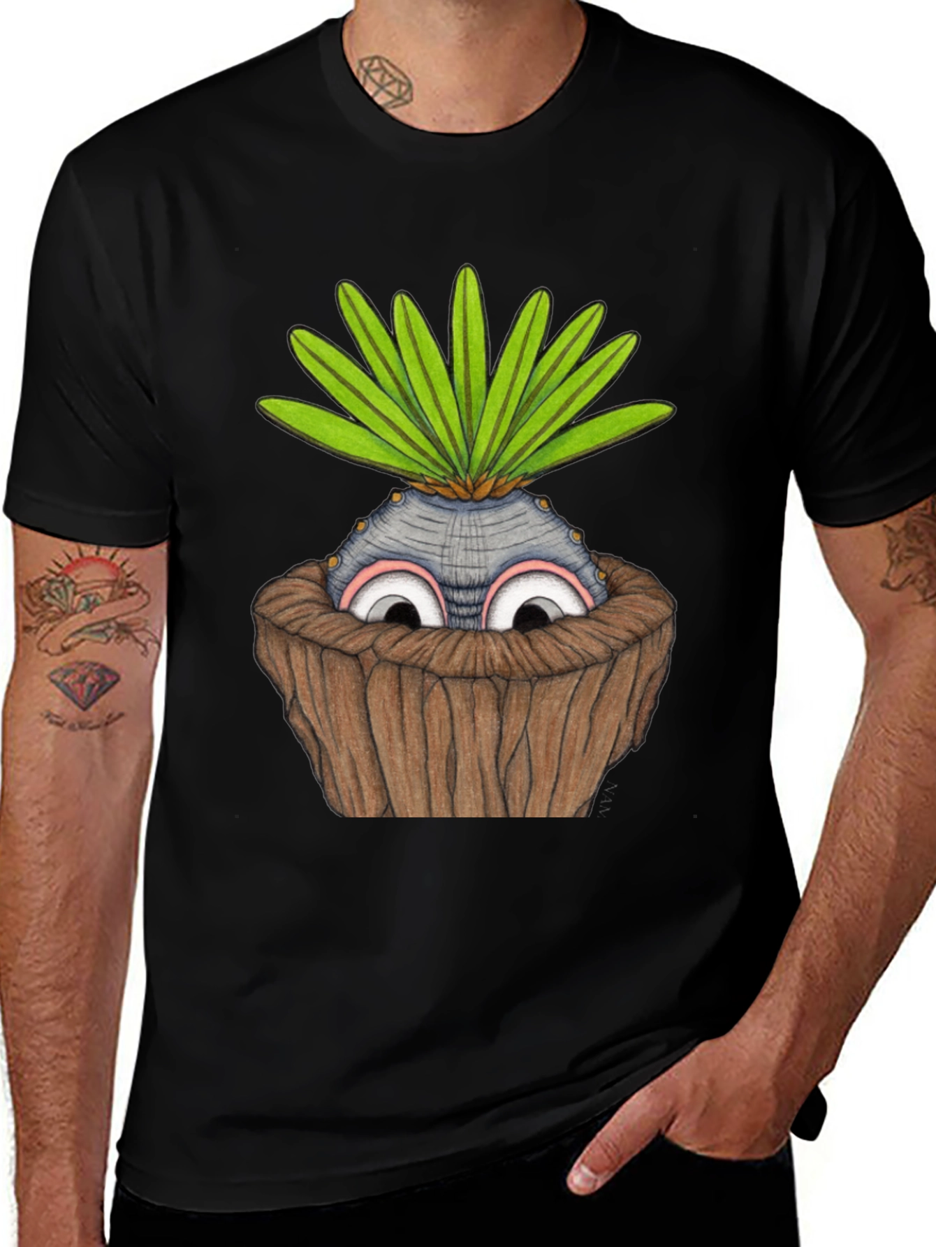 Variant 11 of Oddish Inspired Graphic T-Shirt