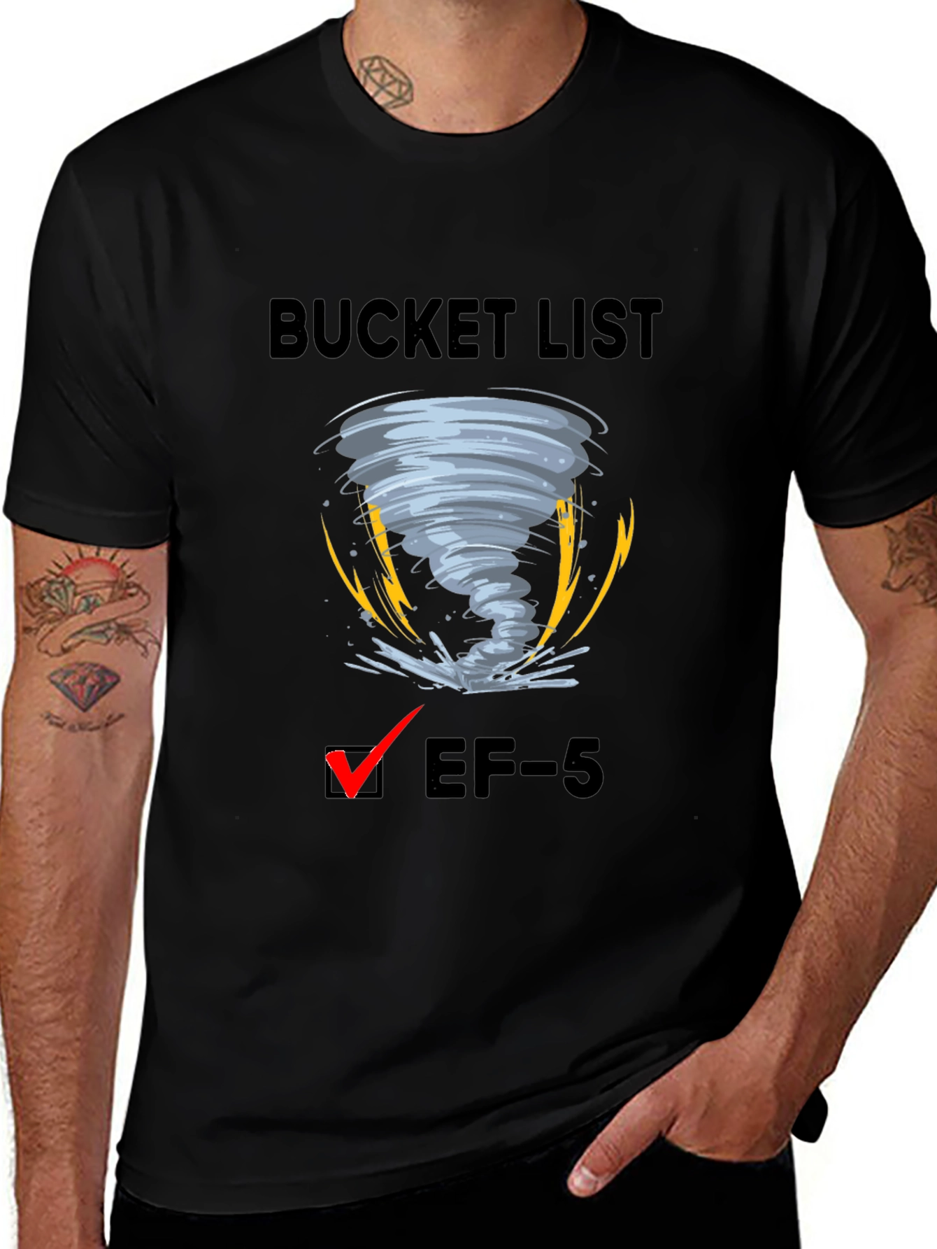 Tornado Bucket List T-Shirt EF-5