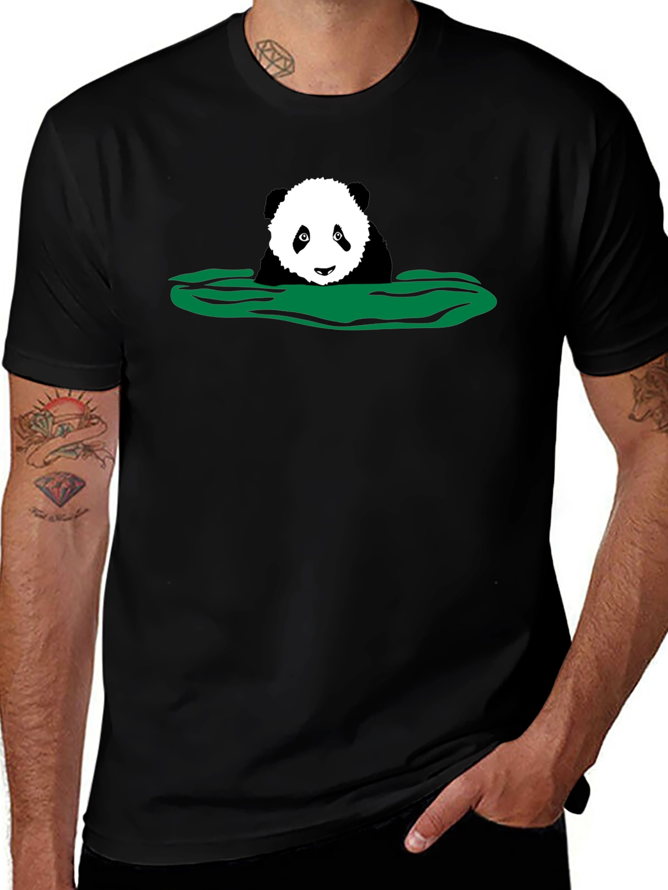 Variant 17 of Panda Graphic T-Shirt - Casual Style