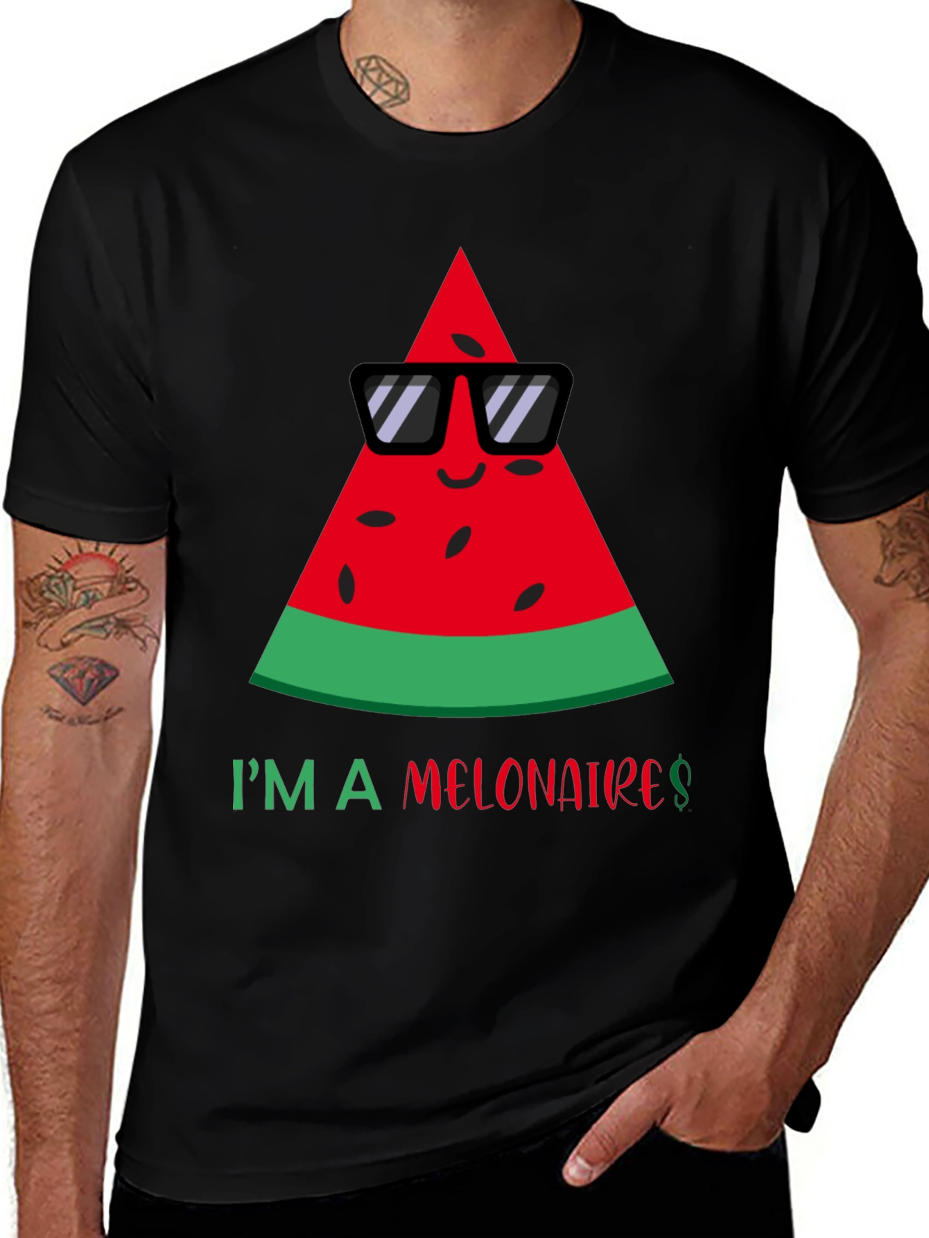 Variant 8 of Melonaire Funny Watermelon T-Shirt