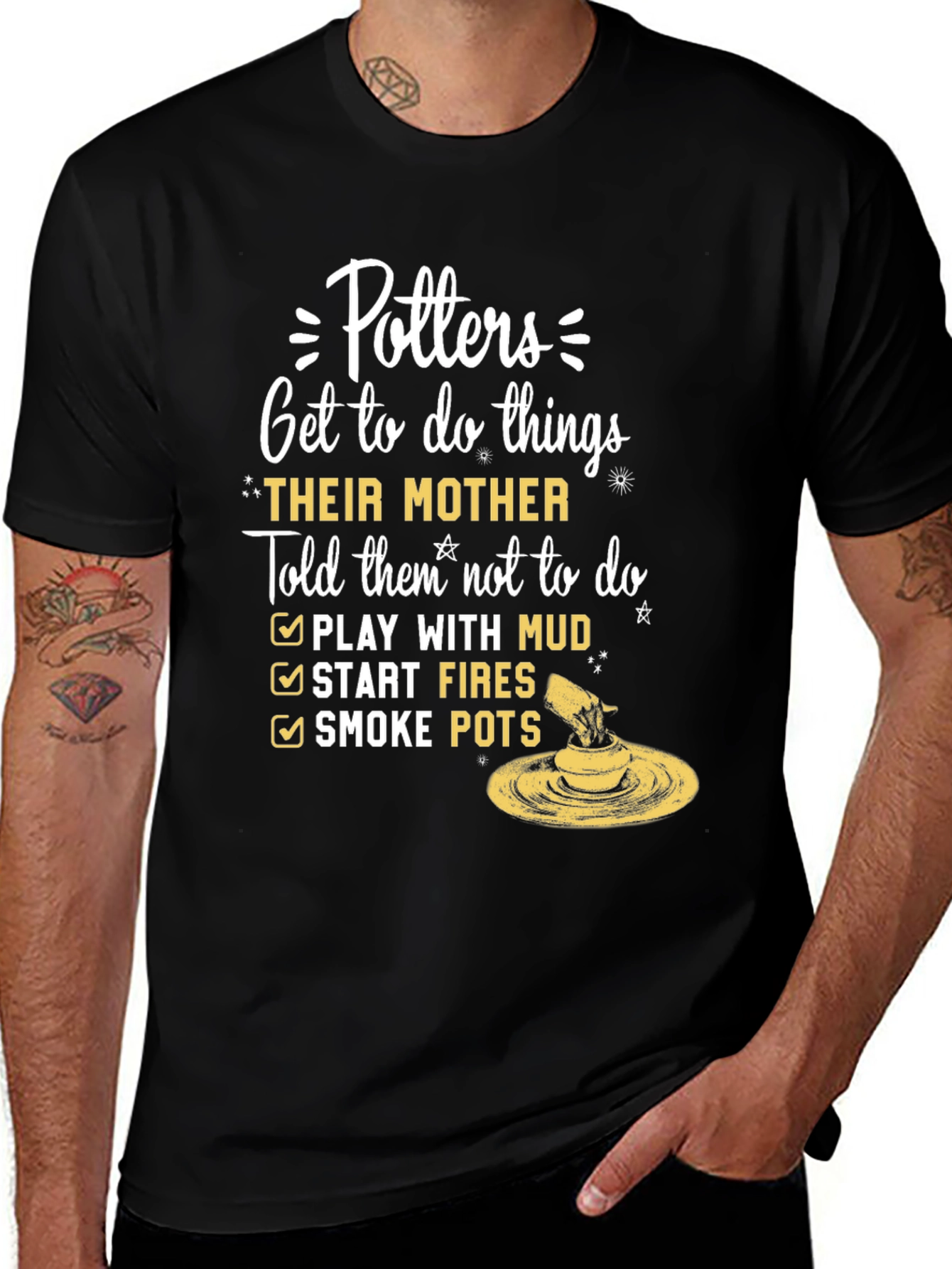 Potters' Humor T-Shirt - Mother's Forbidden Fun