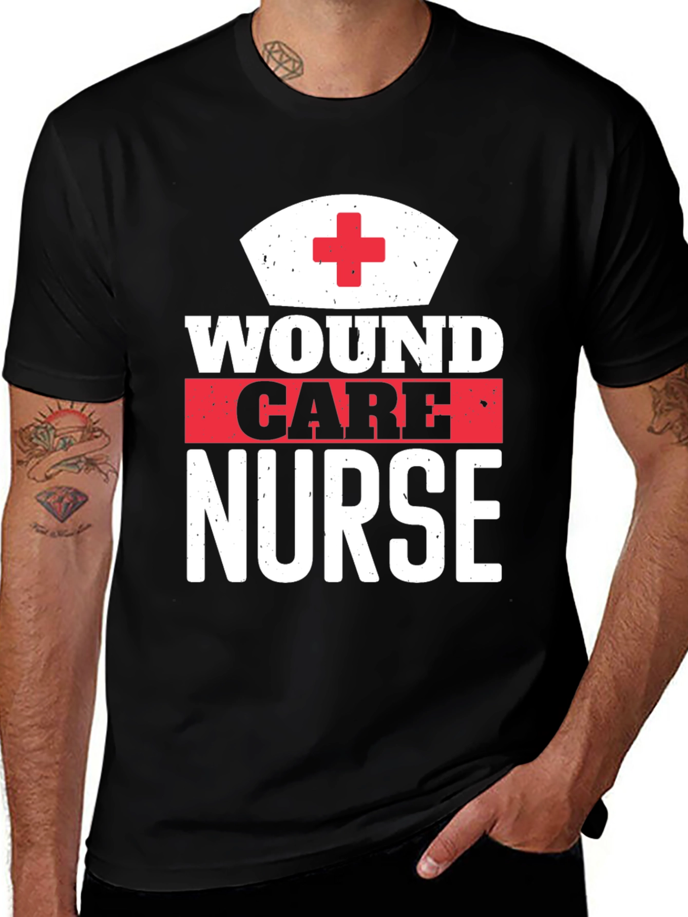 Variant 23 of Wound Care Nurse Graphic T-Shirt