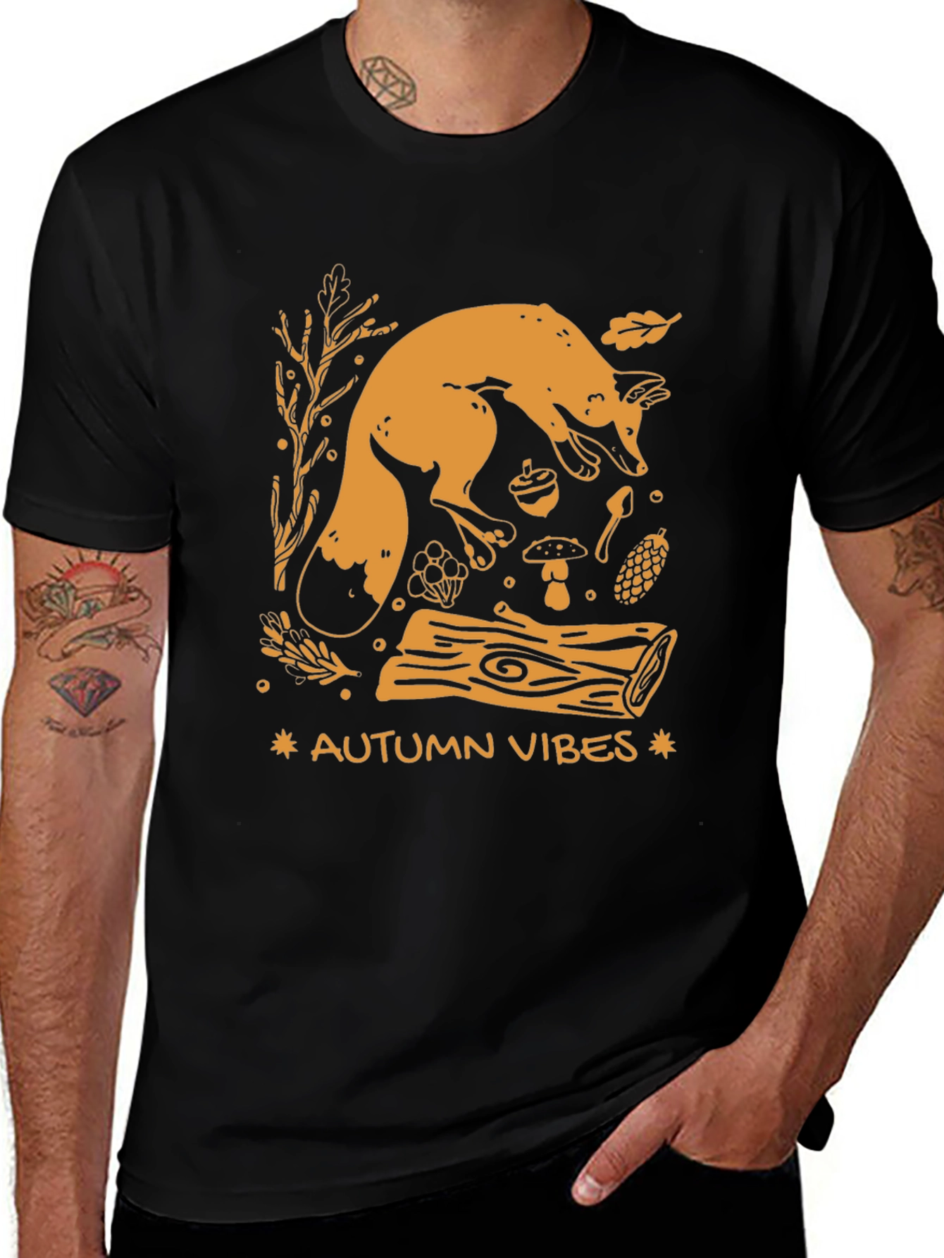Variant 17 of Autumn Vibes Graphic T-Shirt