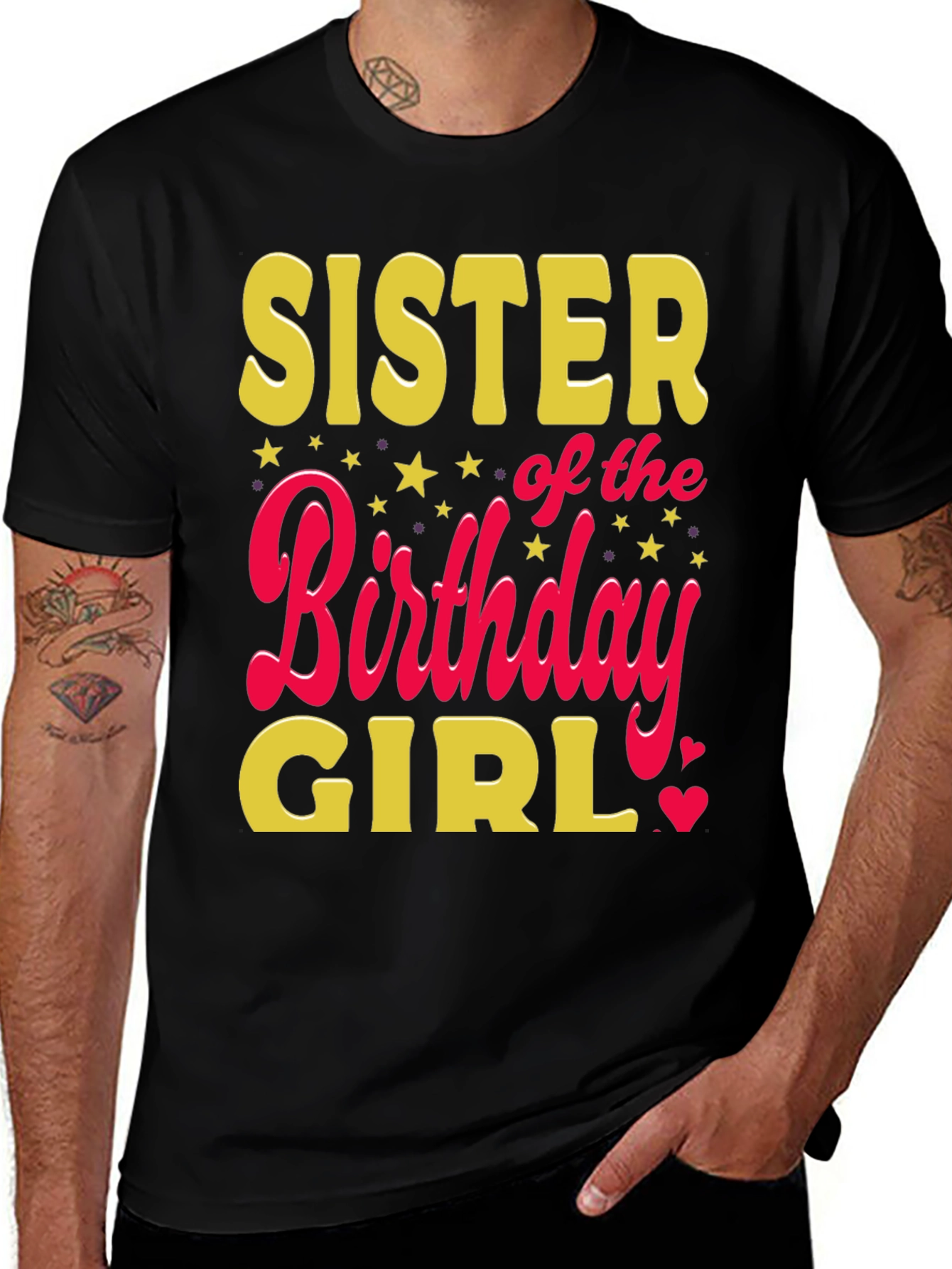 Variant 11 of Sister of the Birthday Girl T-Shirt
