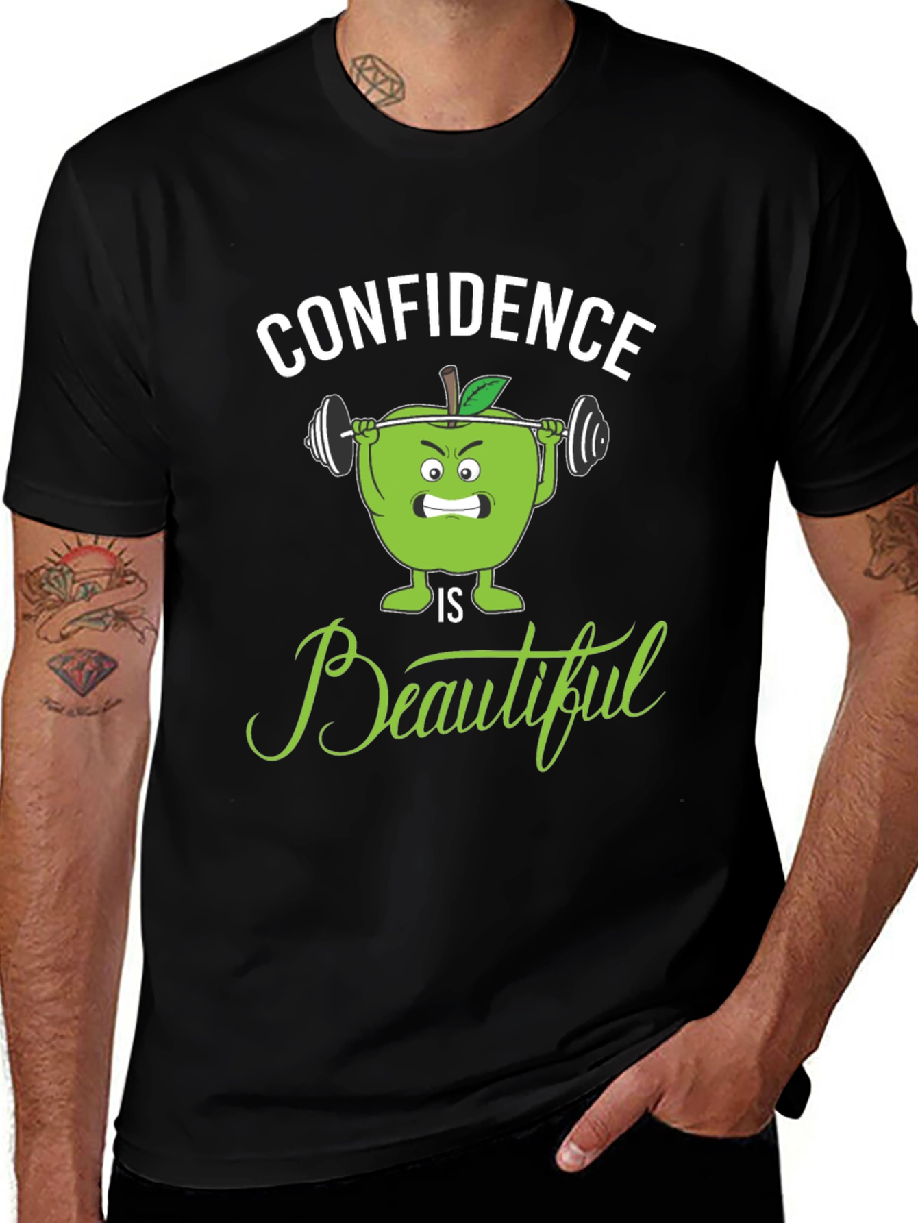 Variant 21 of Confidence is Beautiful Graphic T-Shirt