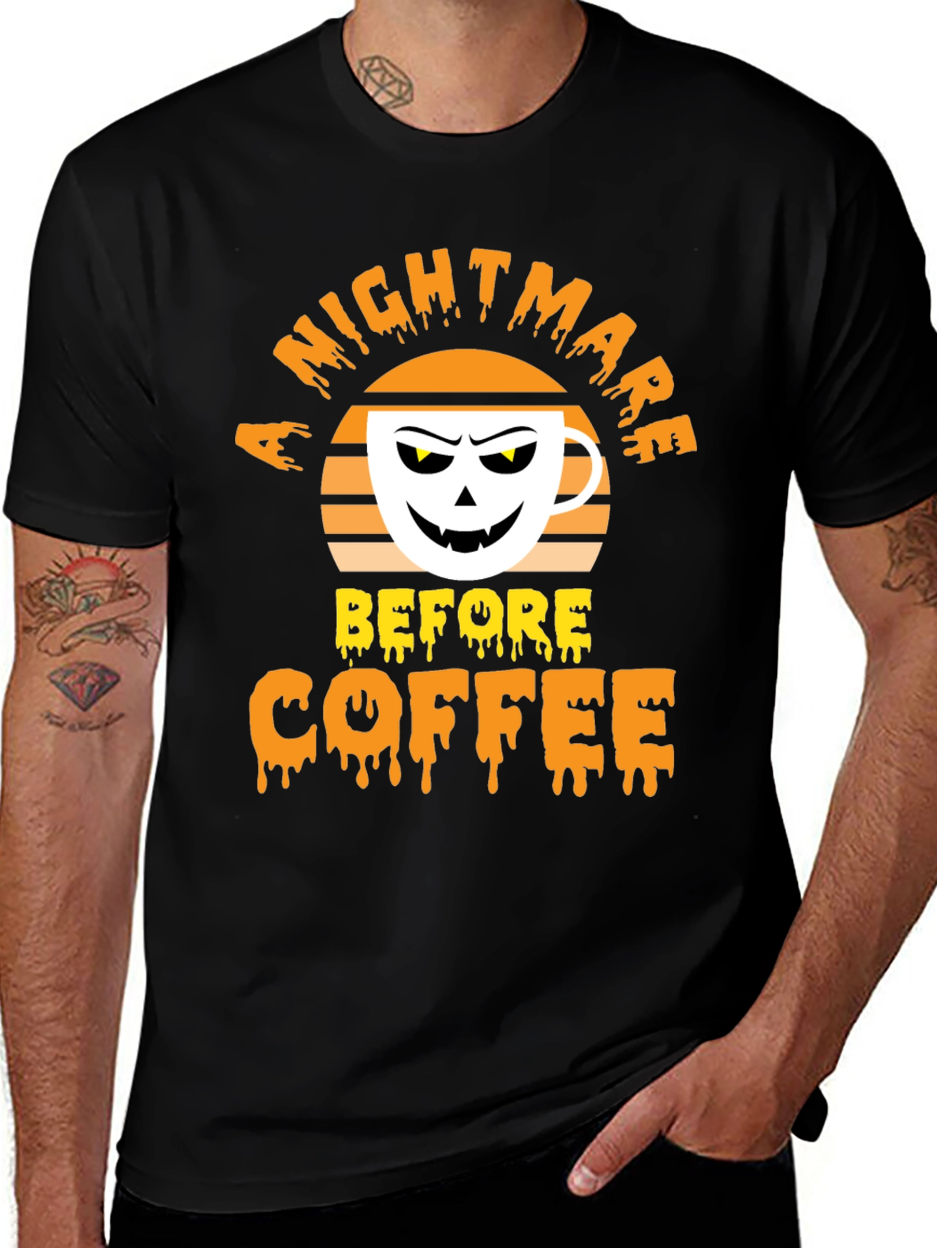 Nightmare Before Coffee Halloween T-Shirt