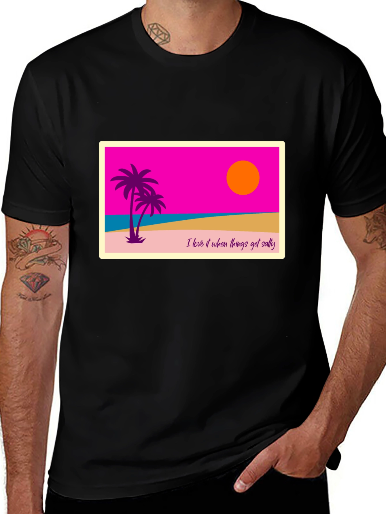 Variant 20 of Salty Beach Graphic Tee