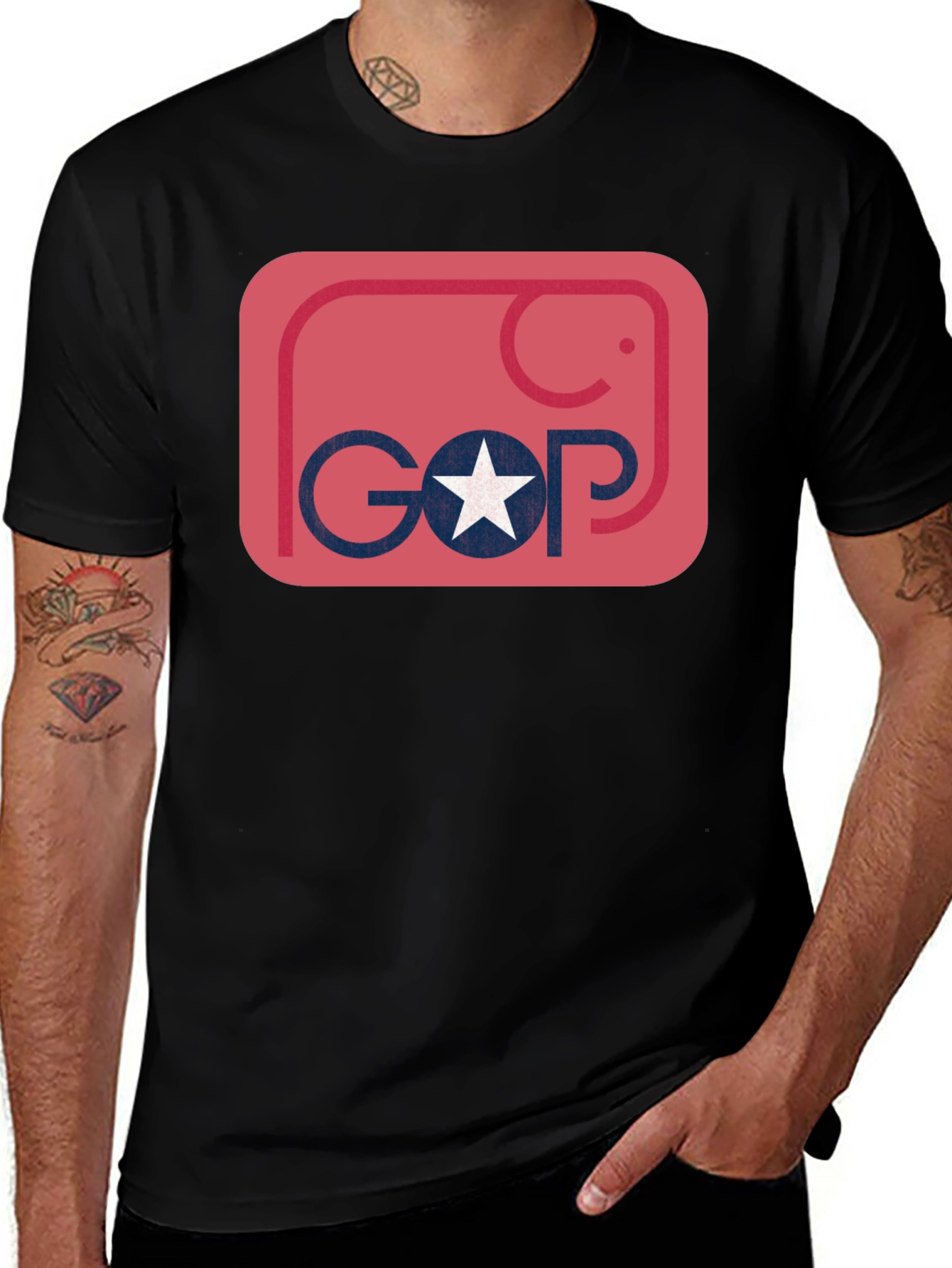 GOP Elephant Logo Graphic Tee