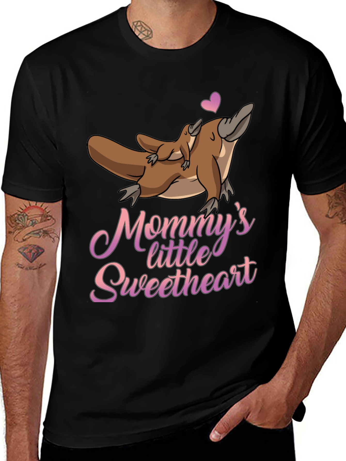 Variant 29 of Mommy's Little Sweetheart Platypus T-Shirt