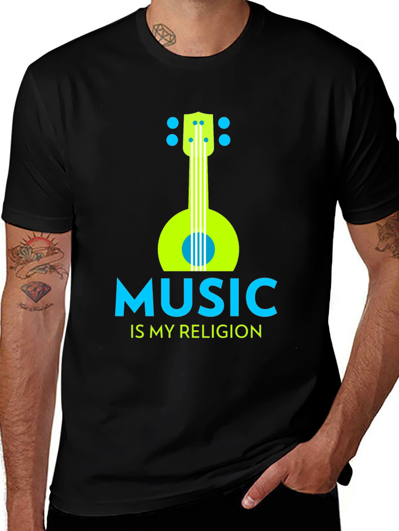 Variant 23 of Music is My Religion T-Shirt