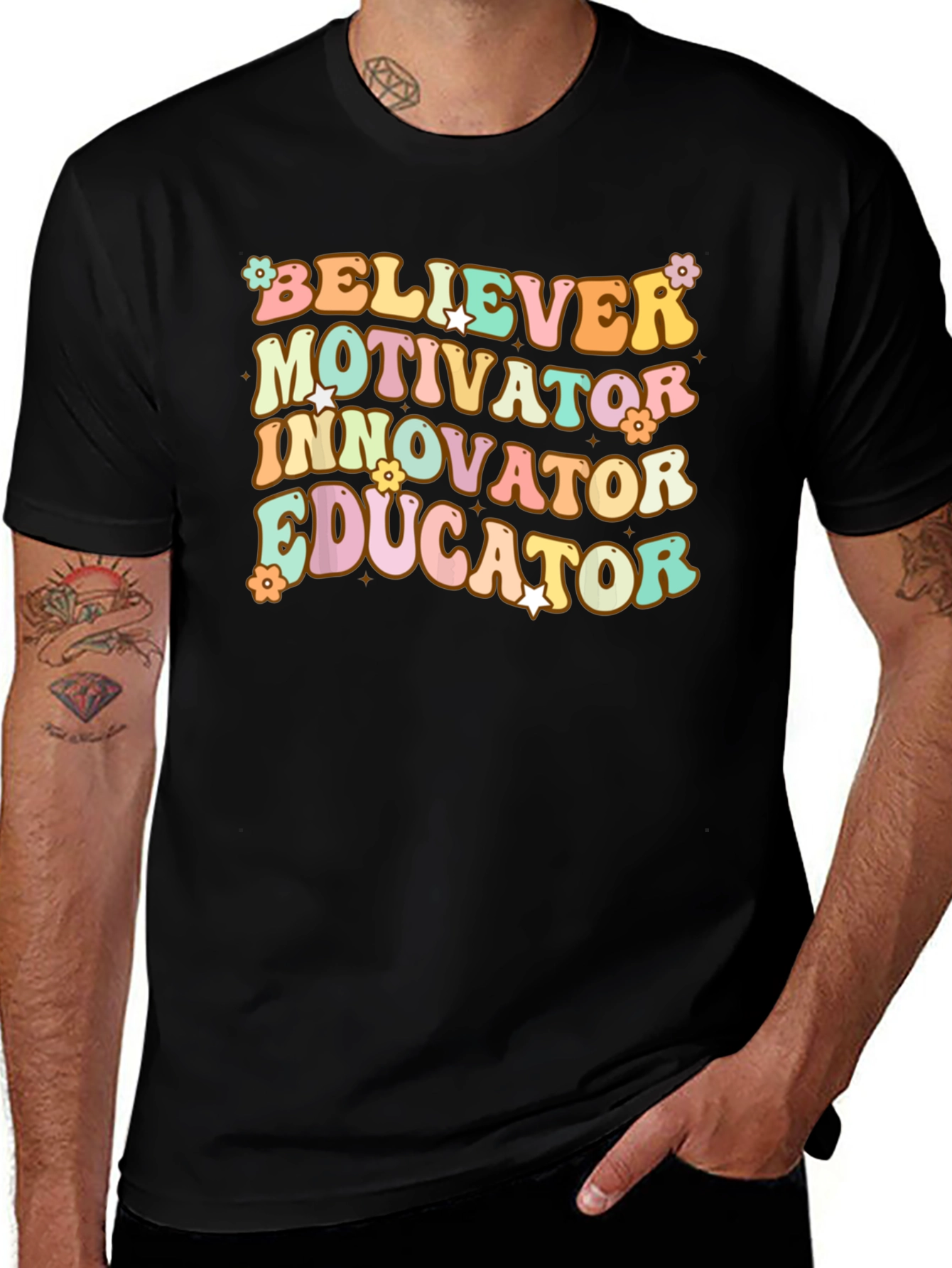 Variant 29 of Believer Motivator Educator T-Shirt