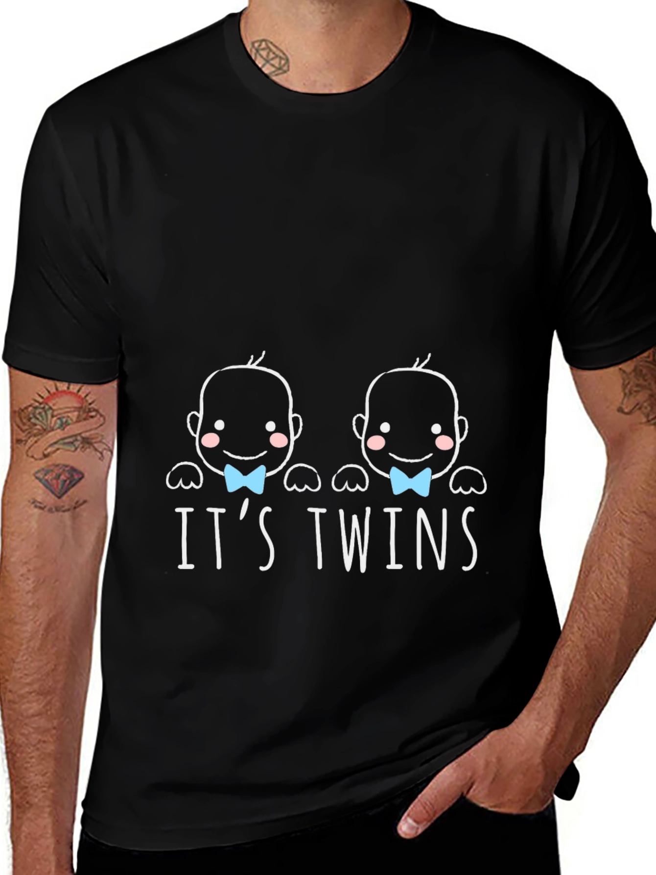 Variant 23 of It's Twins T-Shirt - Baby Announcement