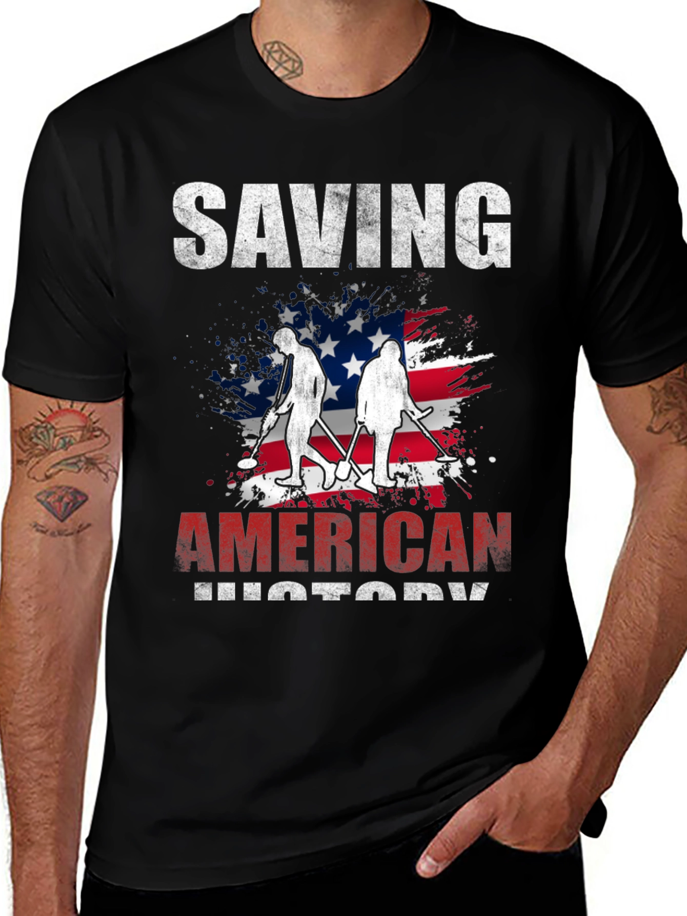 Variant 24 of Saving American History Graphic T-Shirt