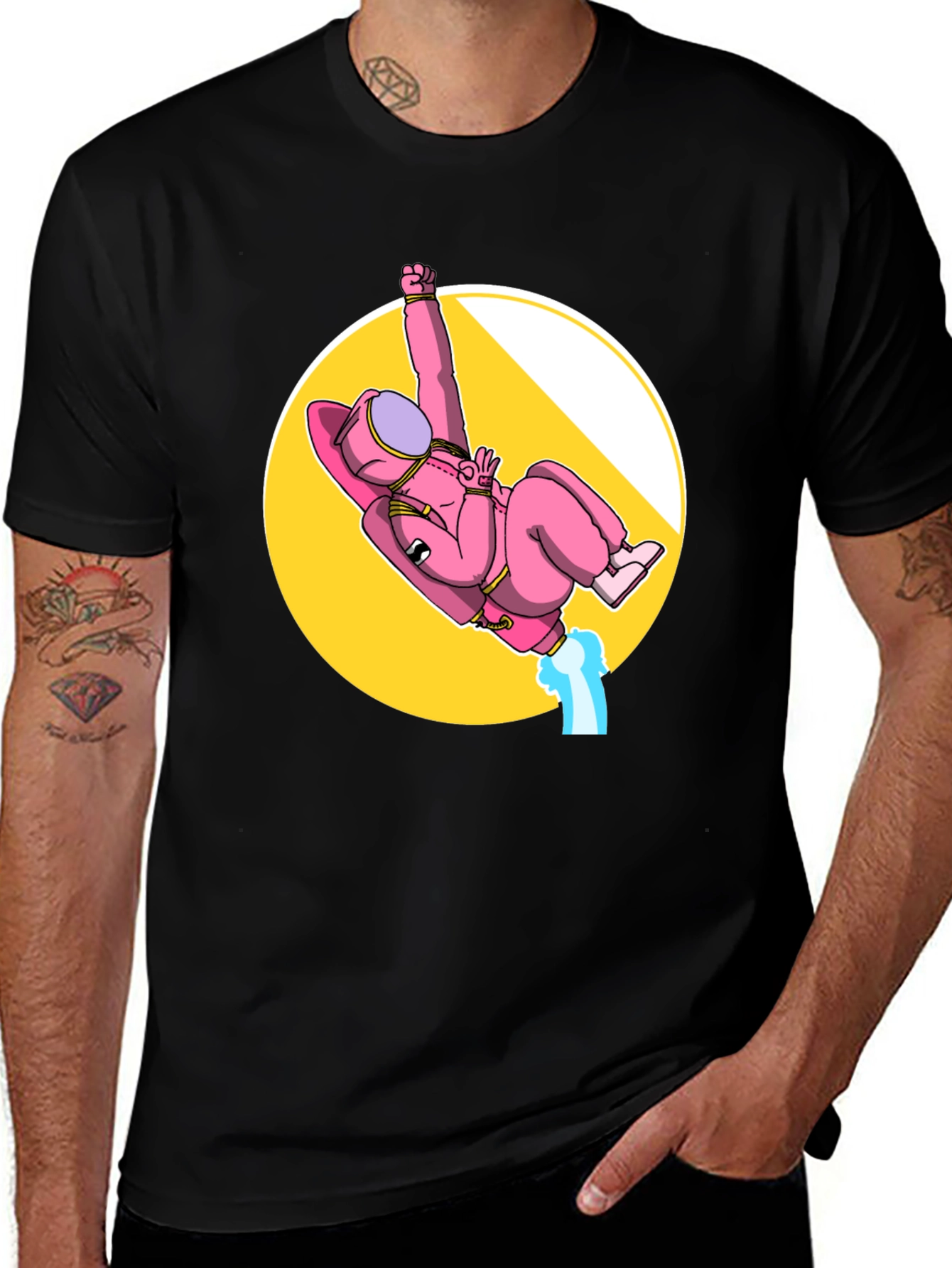 Variant 25 of Pink Astronaut Among Us T-Shirt