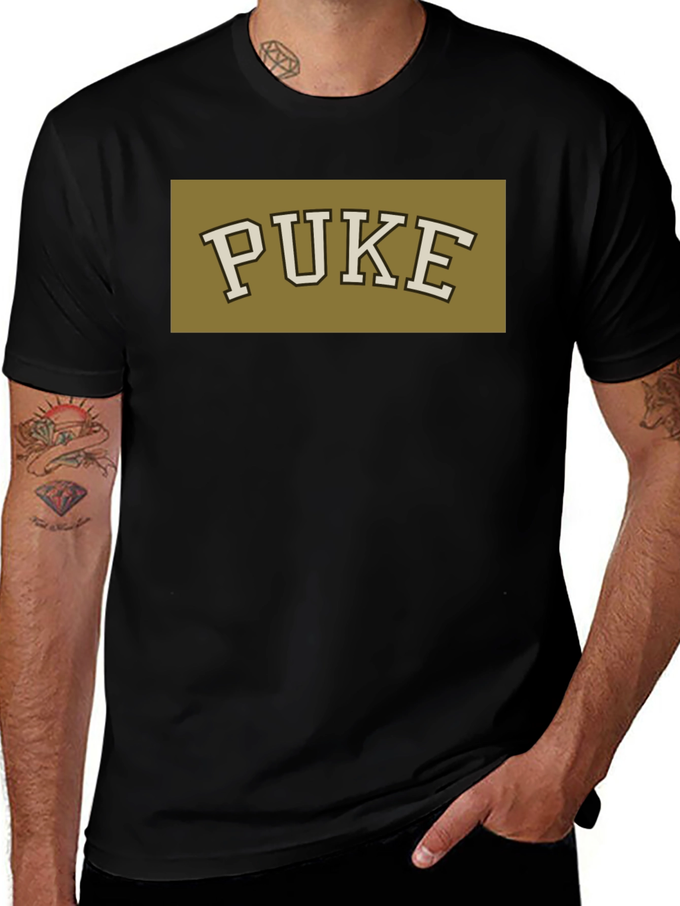 Variant 15 of PUKE Graphic Tee - Unisex Cotton Casual T-Shirt