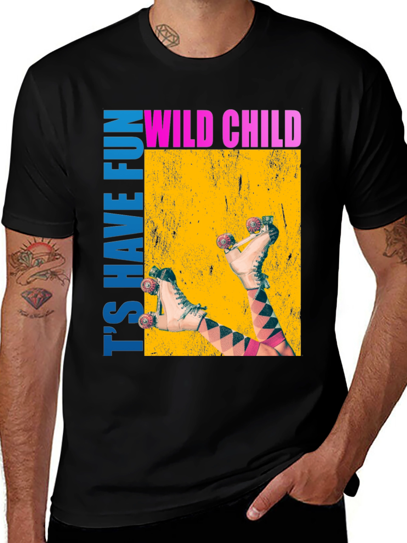 Variant 28 of Wild Child Roller Skate Graphic Tee