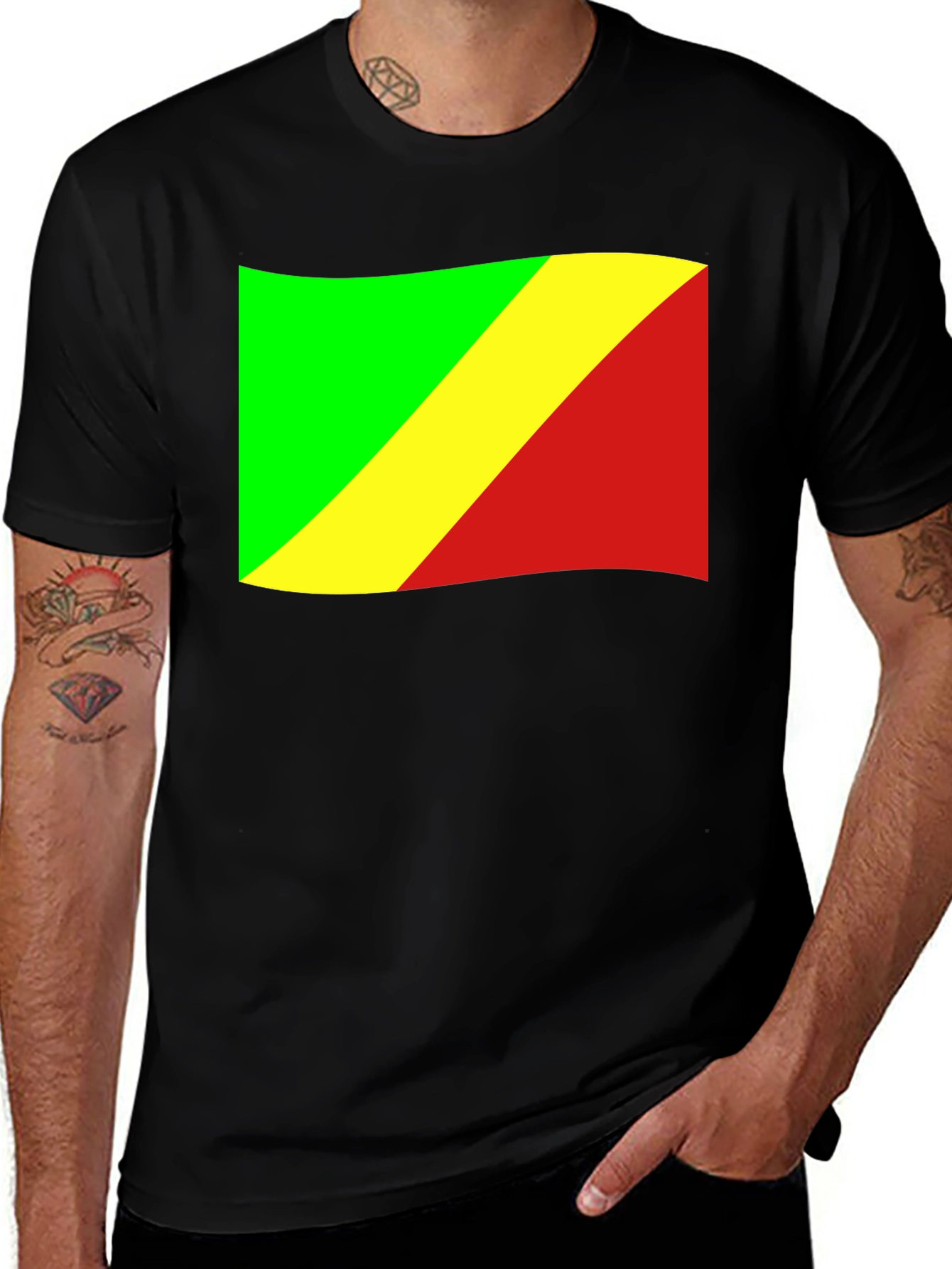 Congo Flag T-Shirt - Show Your Pride