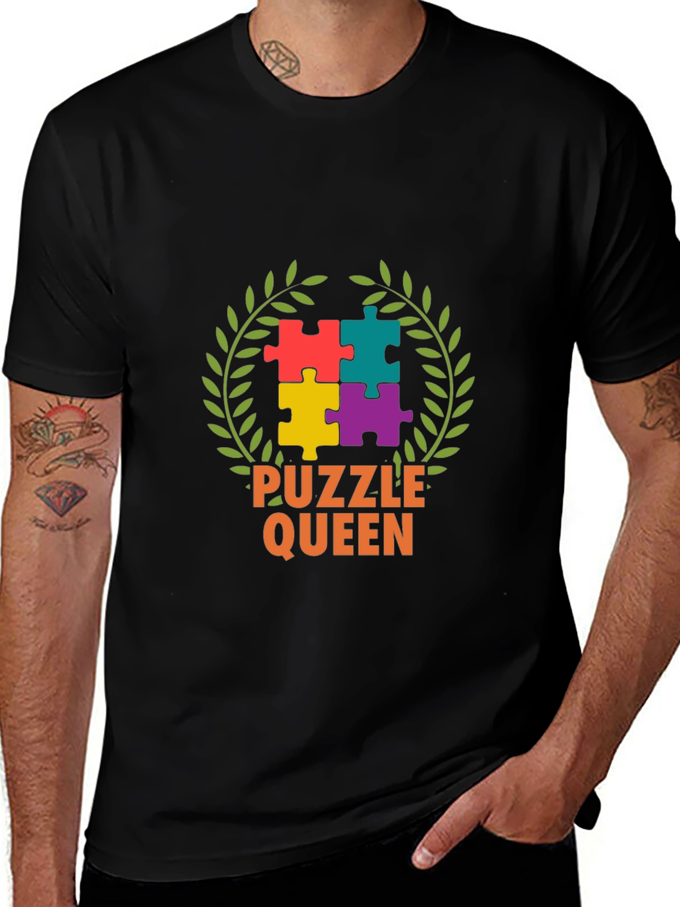 Puzzle Queen Graphic T-Shirt