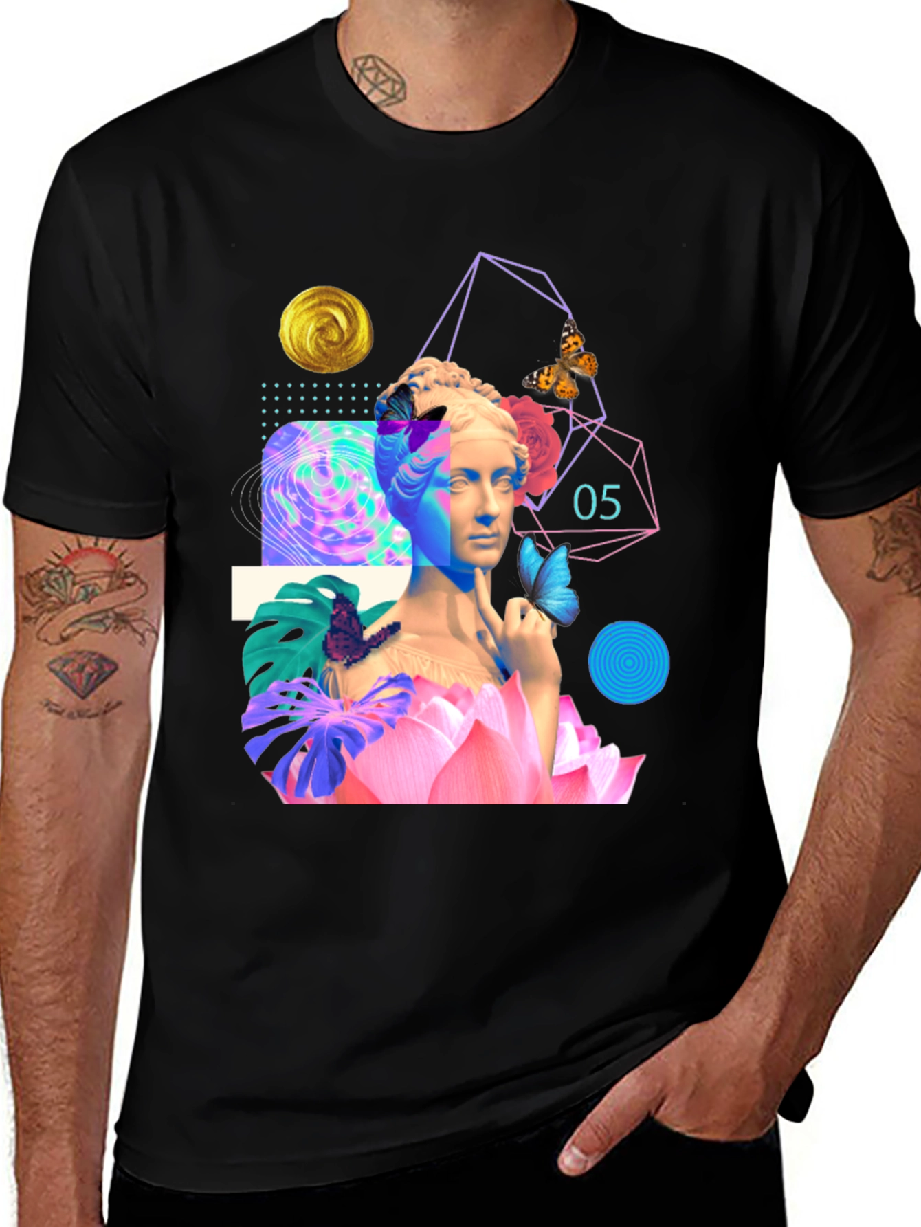 Variant 19 of Abstract Art T-Shirt - Venus Aesthetic Tee