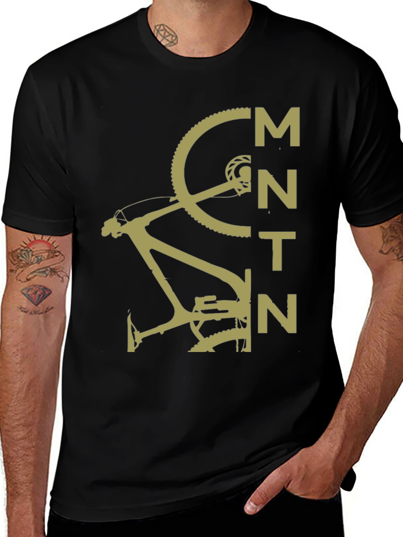 Variant 3 of Mountain Bike Graphic T-Shirt - Cycling Apparel