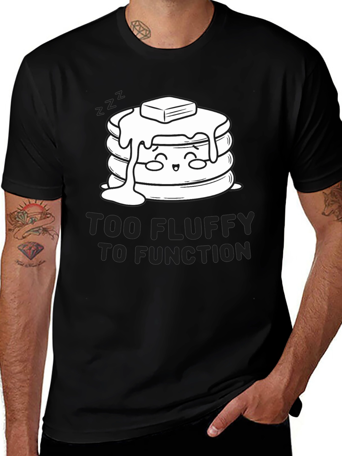 Variant 19 of Too Fluffy to Function Graphic T-Shirt