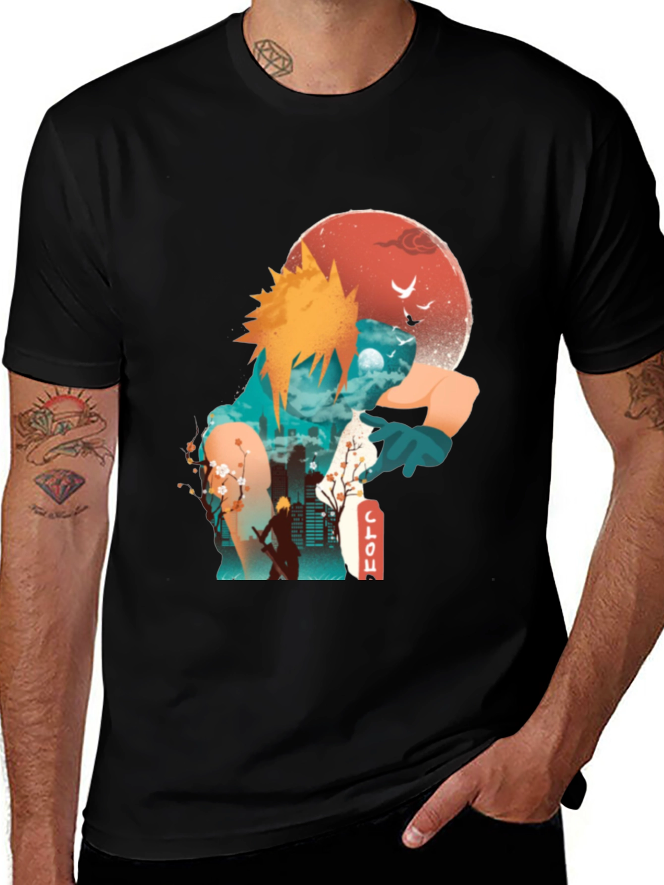 Cloud Strife Graphic Tee - Final Fantasy Fan Apparel