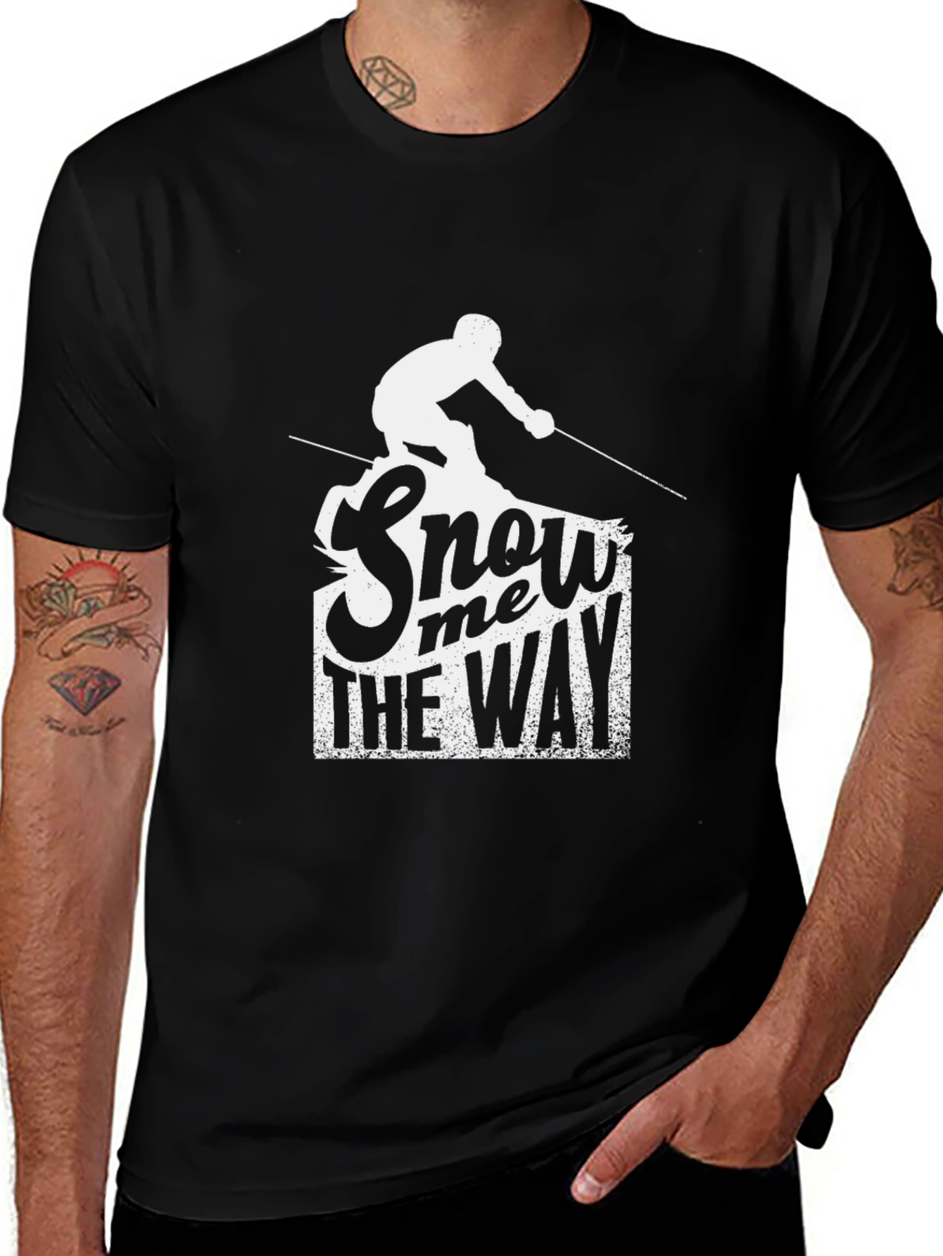 Variant 7 of Snow Me the Way Ski T-Shirt