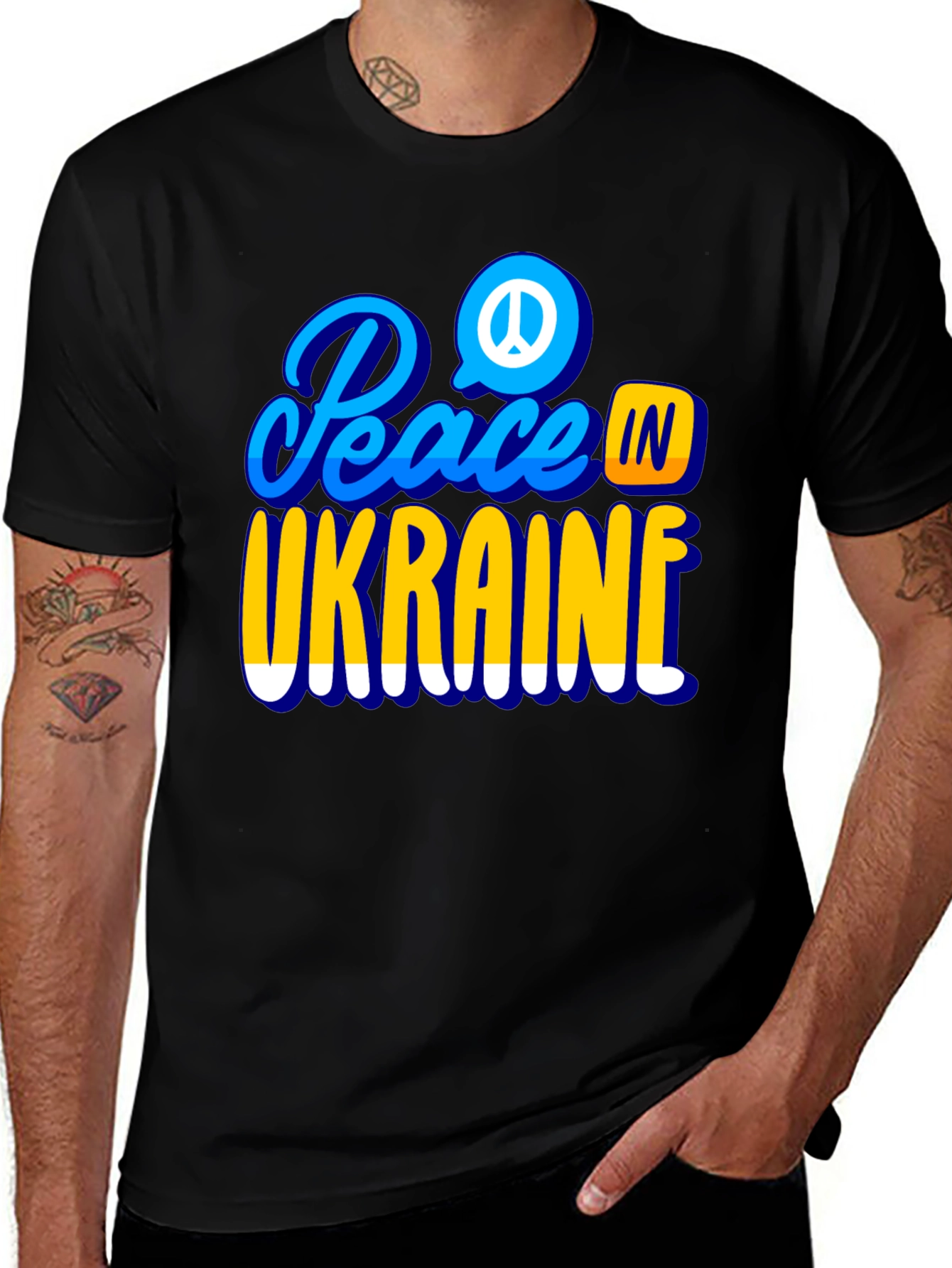 Peace in Ukraine T-Shirt - Solidarity Tee