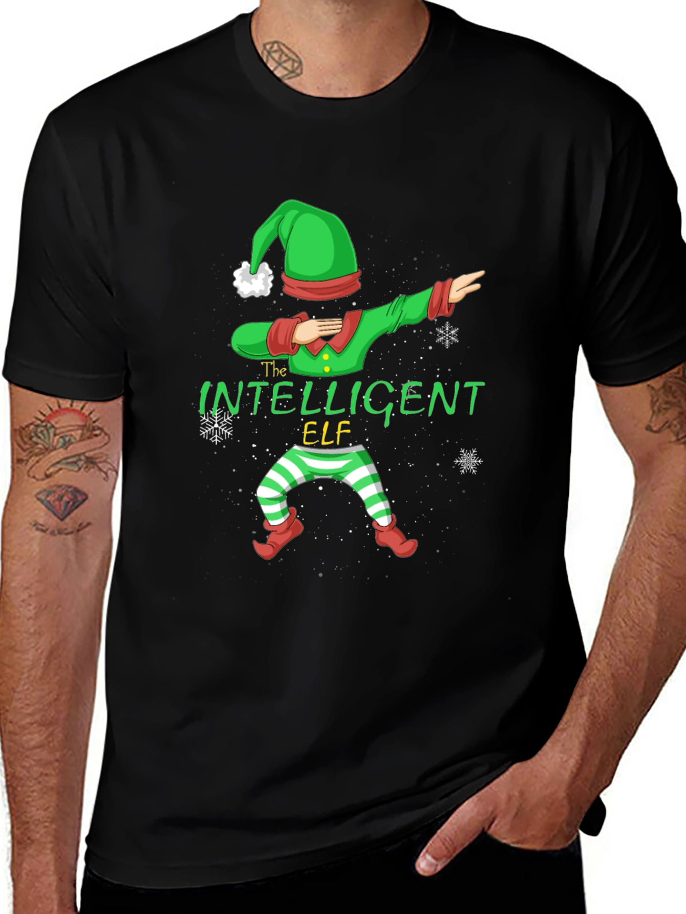 Intelligent Elf Christmas T-Shirt - Holiday Cheer!