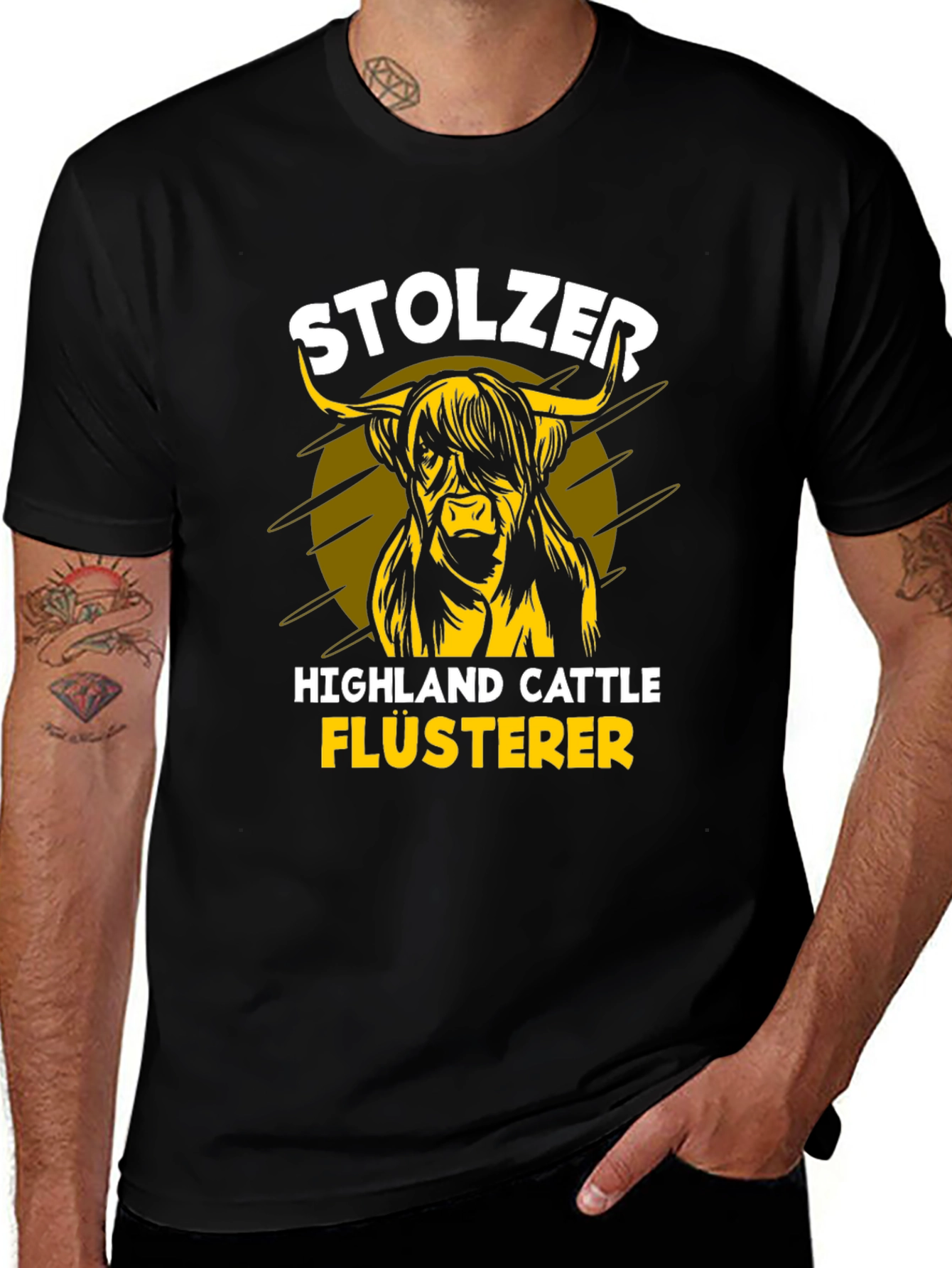 Highland Cattle T-Shirt - Stolzer Flusterer