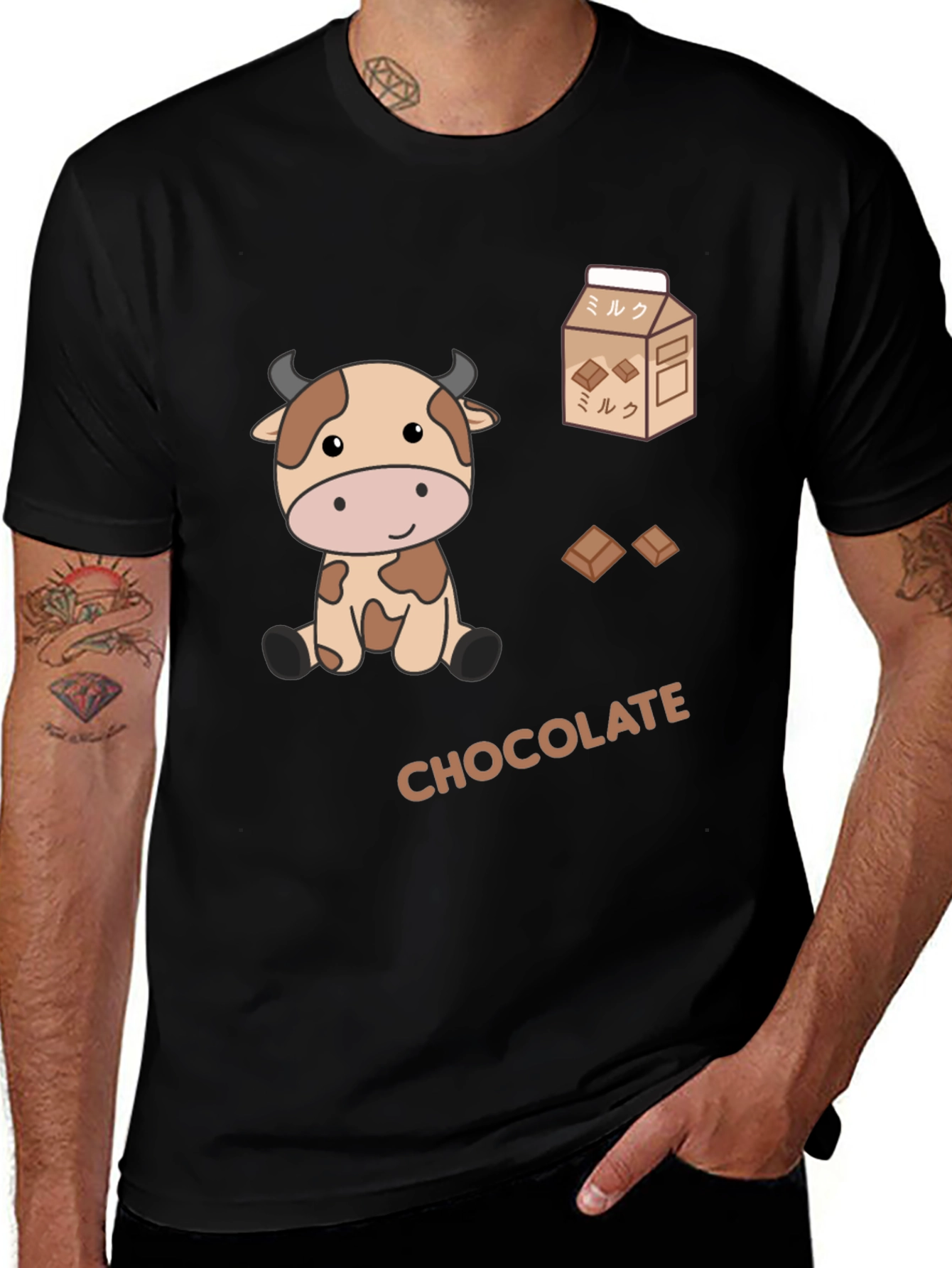 Variant 20 of Chocolate Milk Cow Graphic Tee