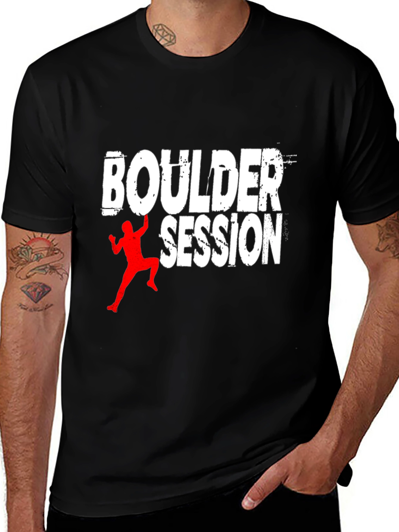 Variant 24 of Boulder Session T-Shirt - Rock Climbing Tee