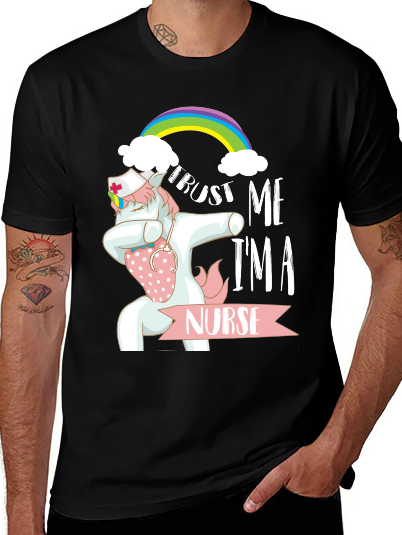 Variant 7 of Trust Me I'm A Nurse Unicorn T-Shirt